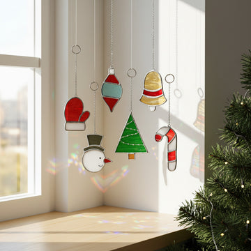 Build Lasting Traditions With Heirloom Stained Glass Christmas Ornaments