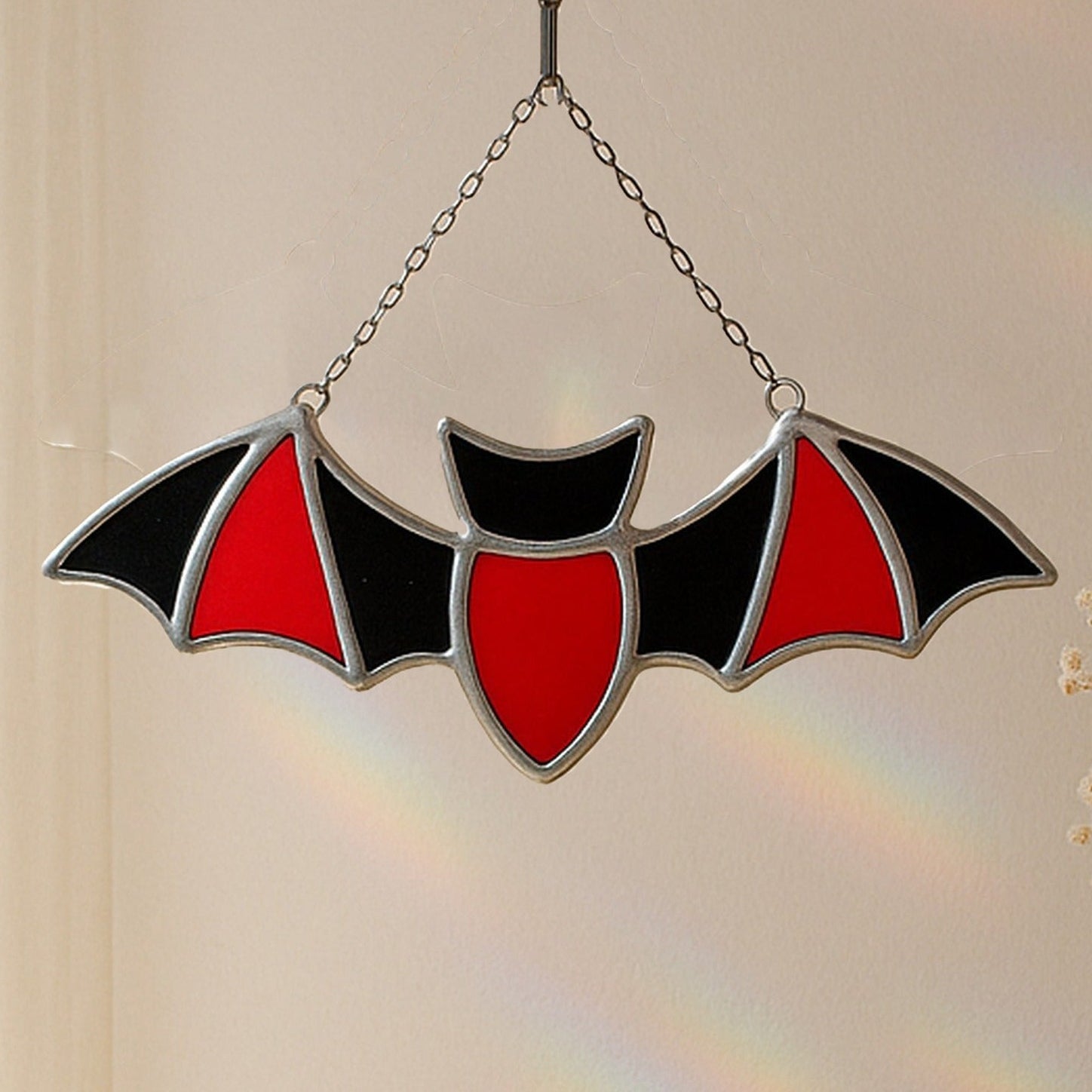 Stained Glass Bat Suncatcher decor and Window Hangings F45