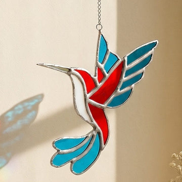 Hummingbird Stained Glass Suncatcher Decor for Stained Glass F35