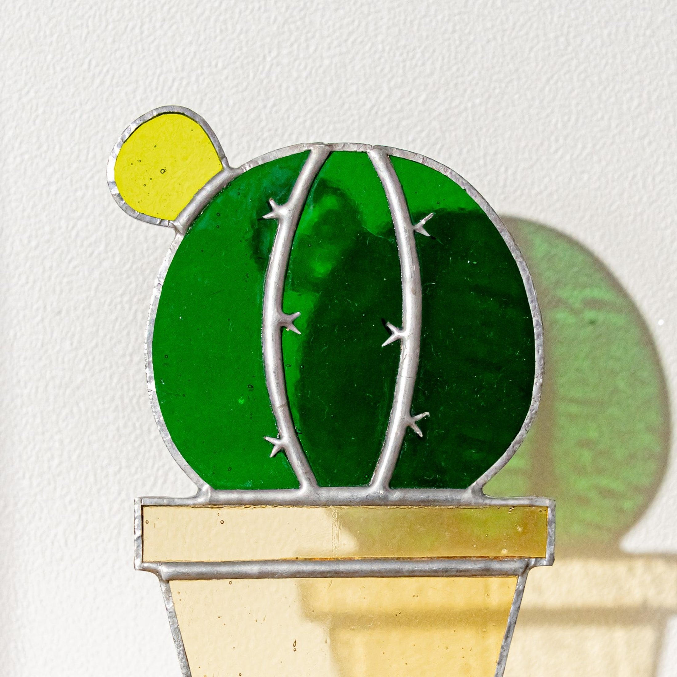 Stained Glass Cactus Decor for Tabletop decor F50