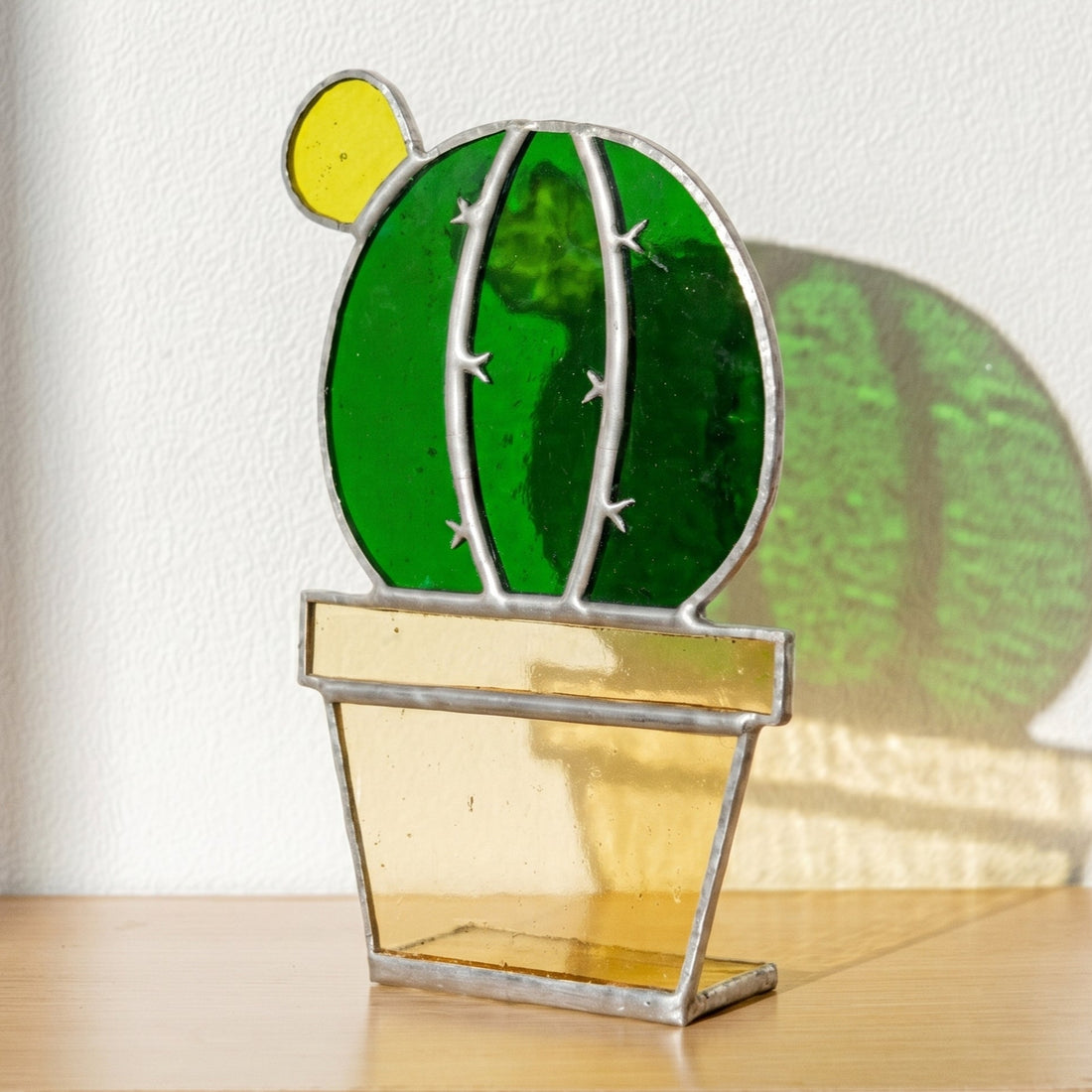 Stained Glass Cactus Decor for Tabletop decor F50