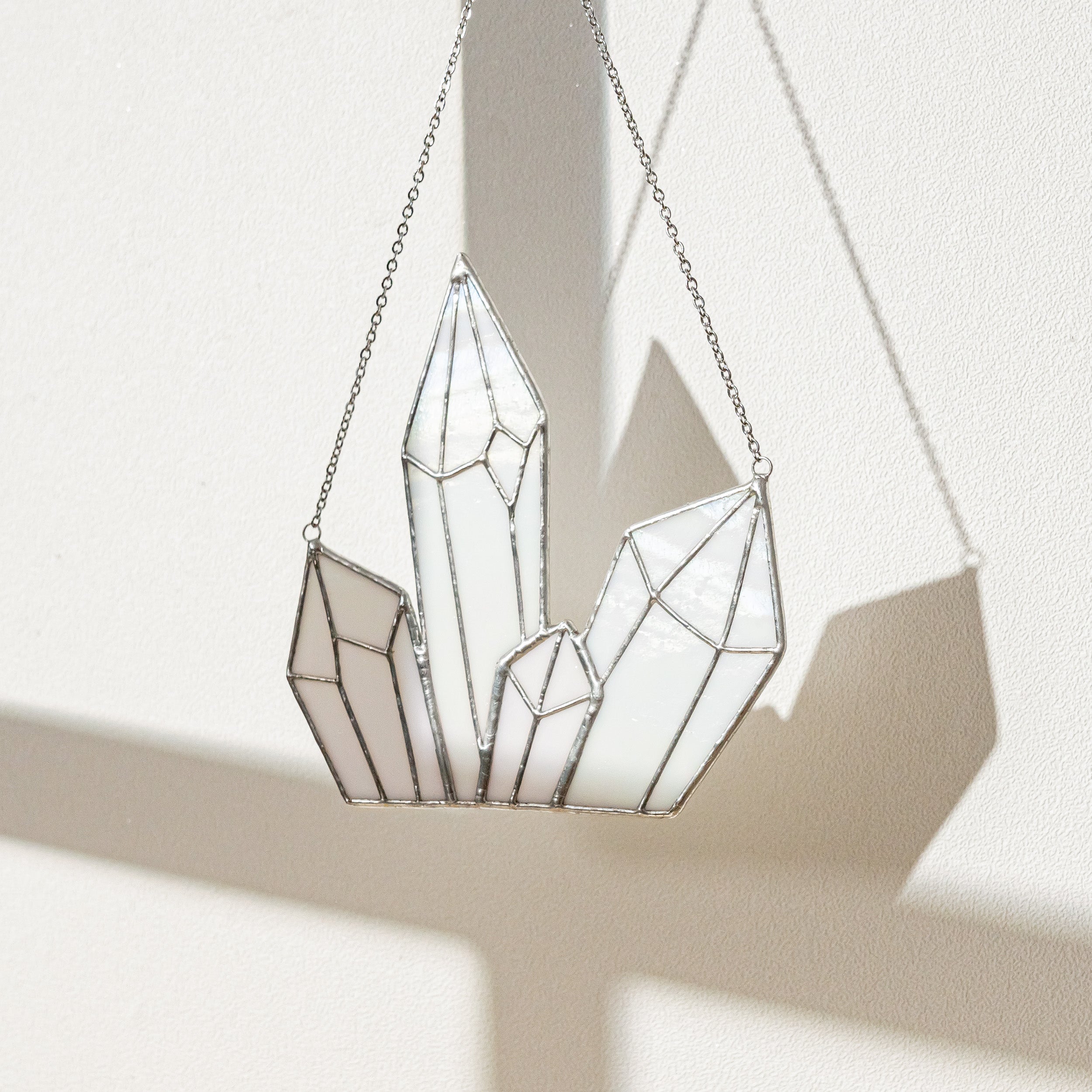 Crystal Stained Glass Suncatcher for Boho Window Hanging Q02