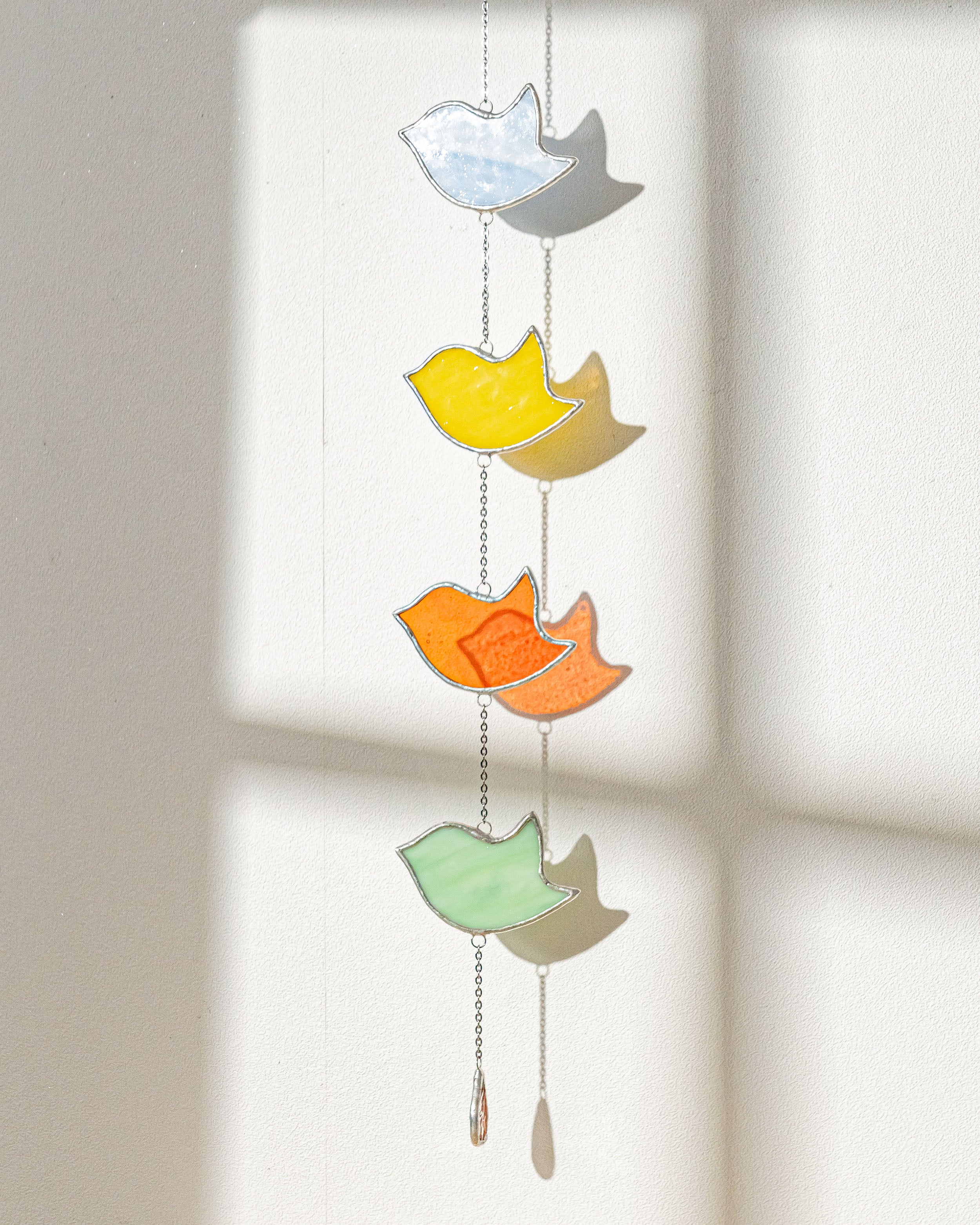 Bird Suncatcher Stained Glass, Stained glass wall art Q20