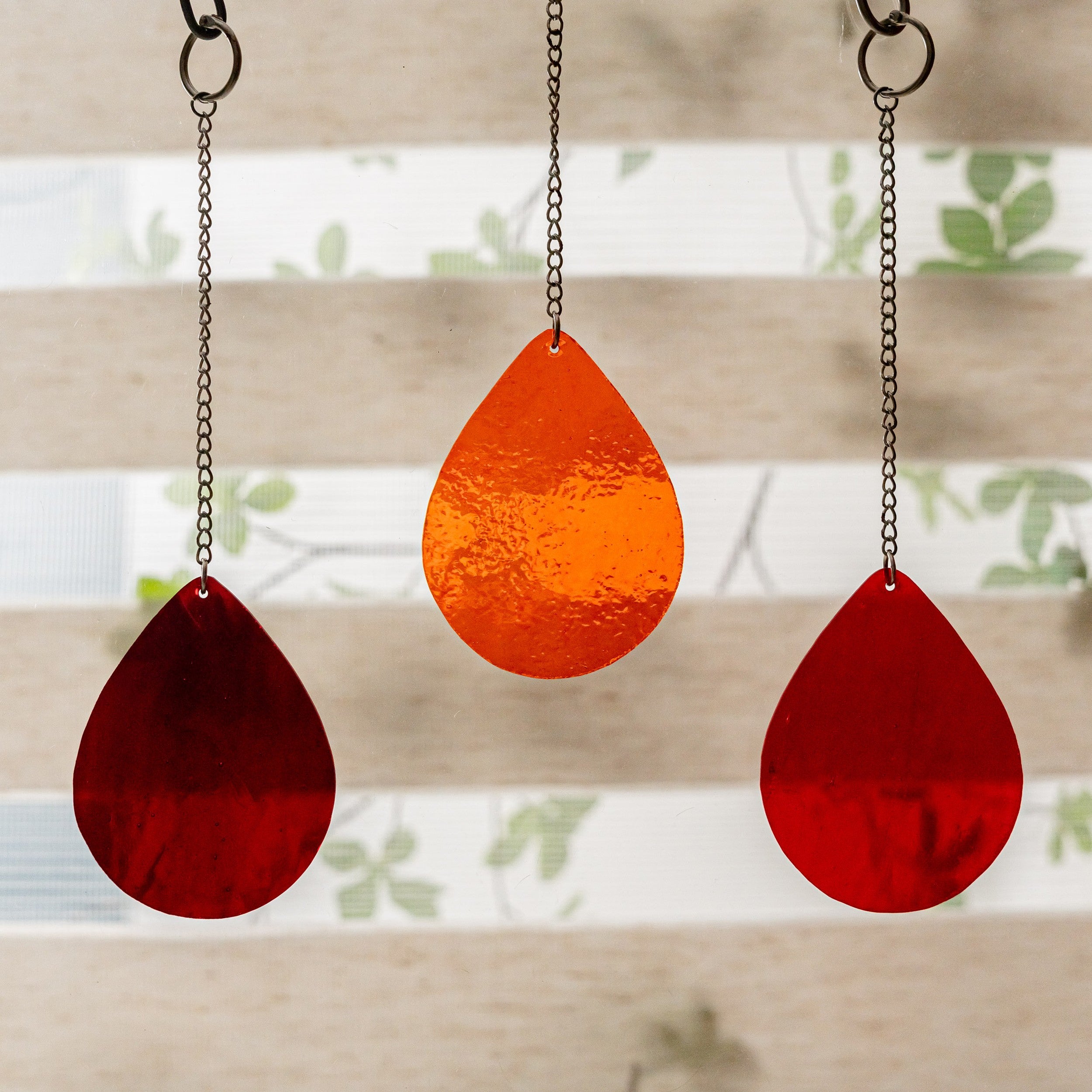 Vibrant Stained Glass Droplets Suncatcher for Radiant Home Atmosphere