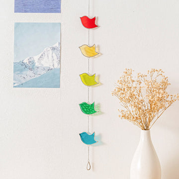 Bird Suncatcher Stained Glass for Stained glass wall art Q20