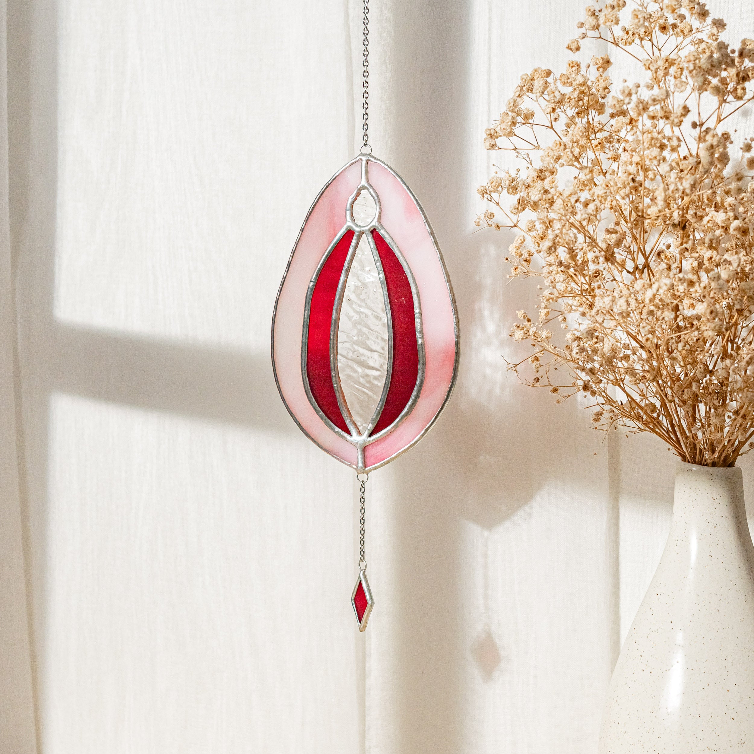 Stained Glass Vagina For Playful And Artistic Wall Decor