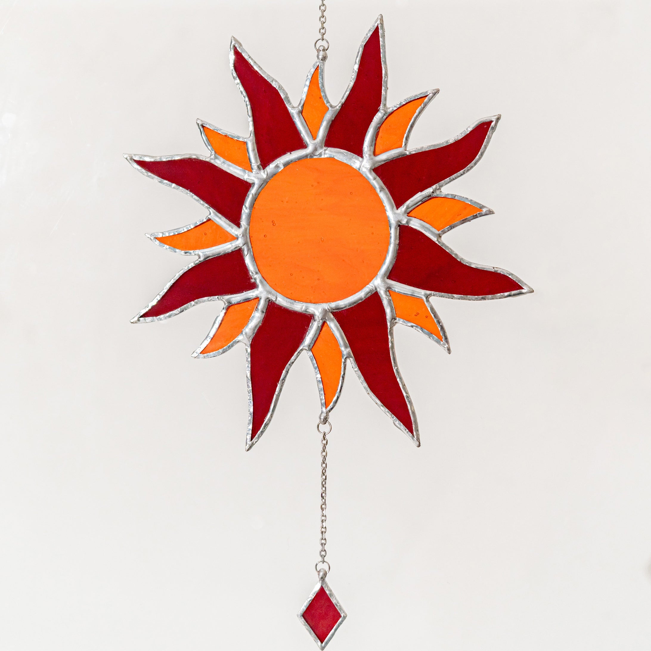 Sun Stained Glass Stained Glass for Decorative Glass F18