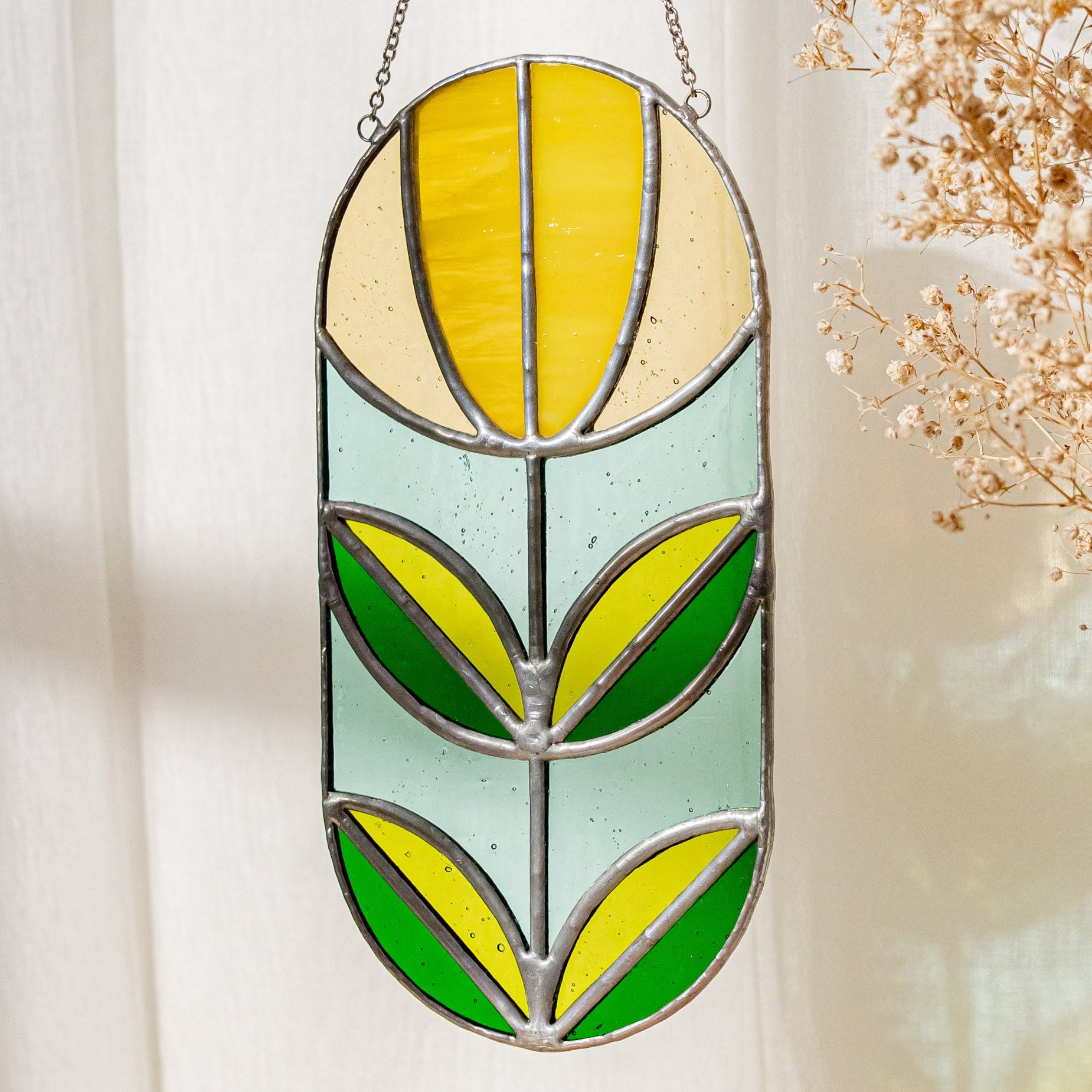 Stained Glass Abstract Suncatcher glass for Stained Glass Windows F71