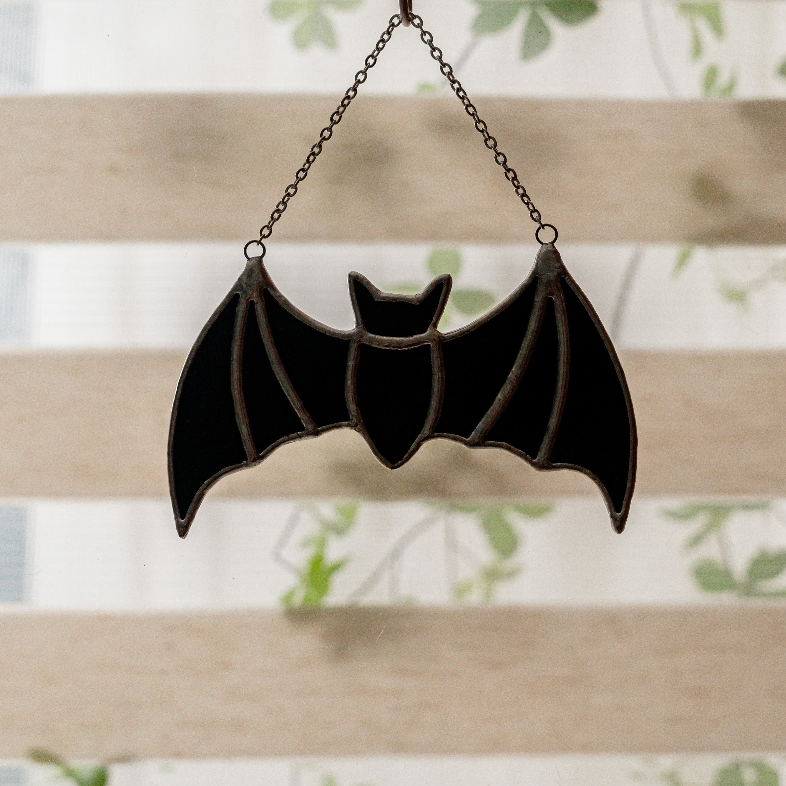 Enchanting Stained Glass Bat for Fun Wall Decor and Spooky Gifts