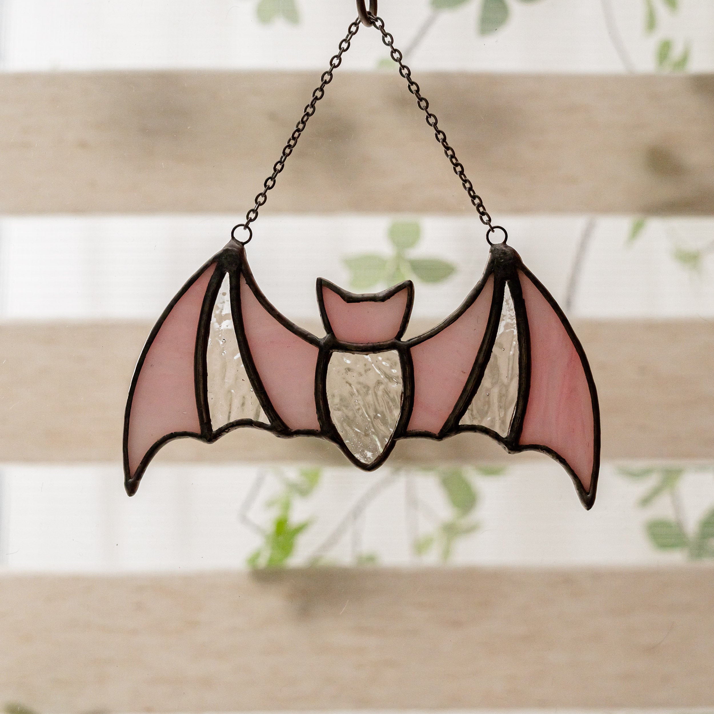 Playful Stained Glass Bat Perfect for Unique Wall Art and Halloween Surprises