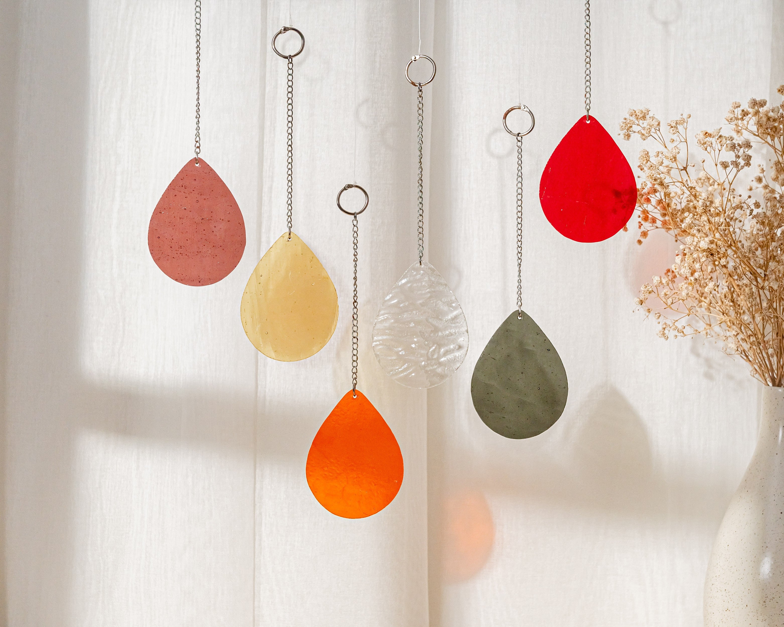 Stained Glass Droplets Suncatcher decor and Window Stained Glass F54