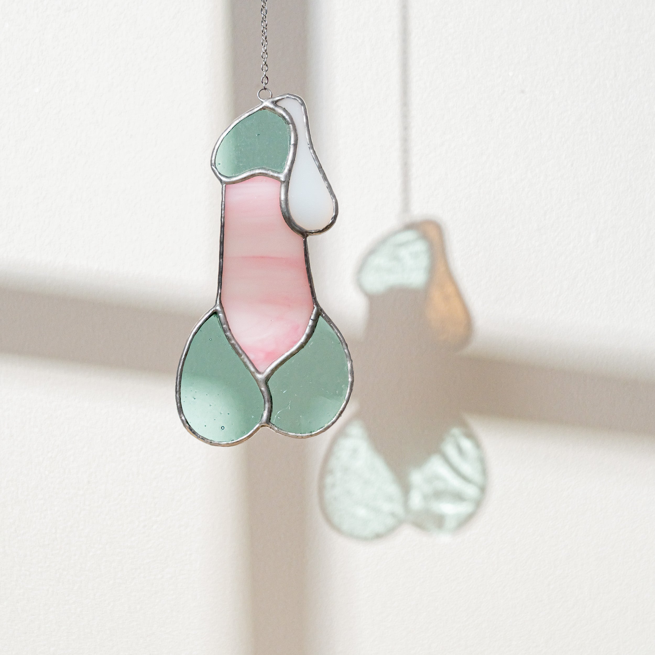 Stained Glass Penis for Playful and Artistic Wall Decor