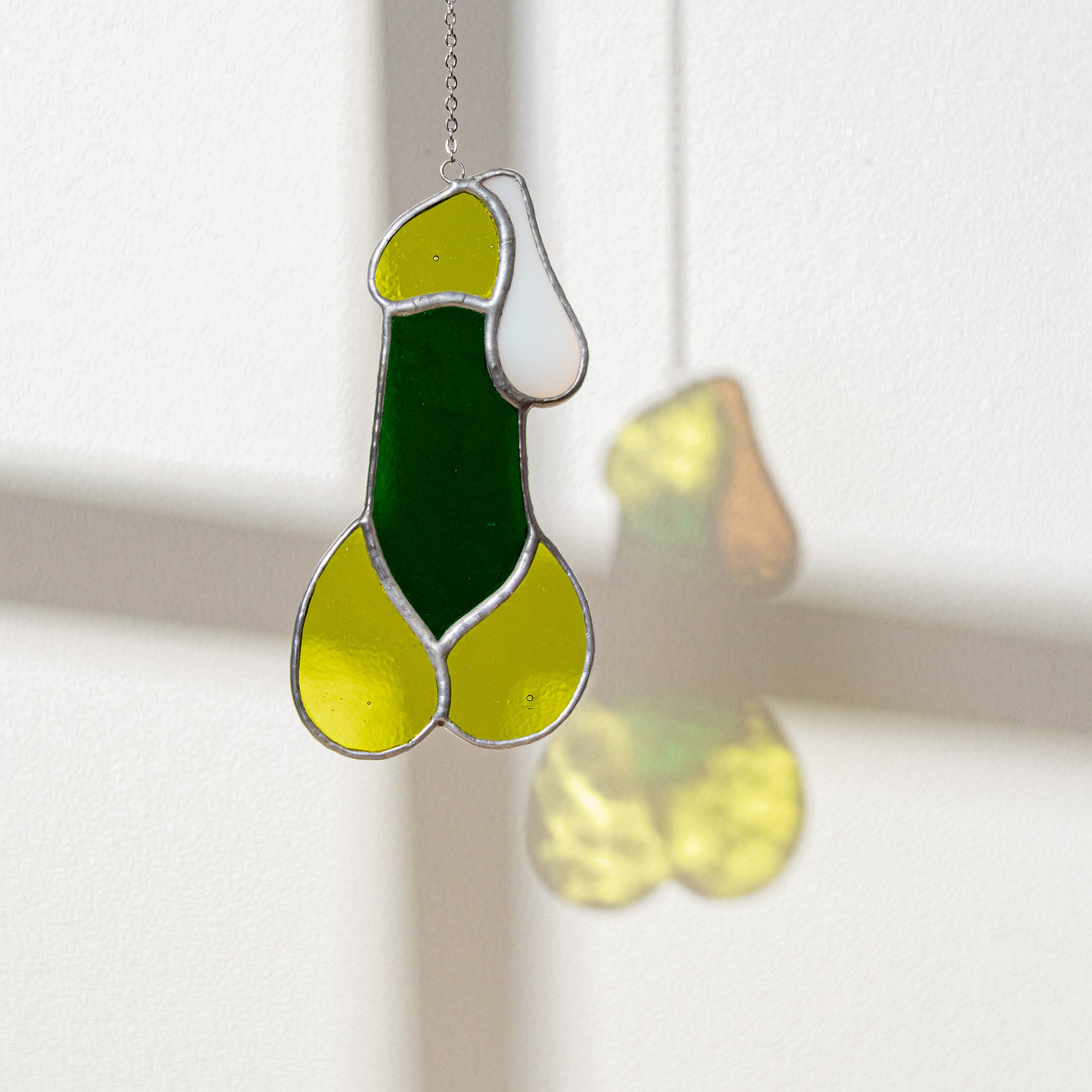 Whimsical Stained Glass Art for a Playful Twist