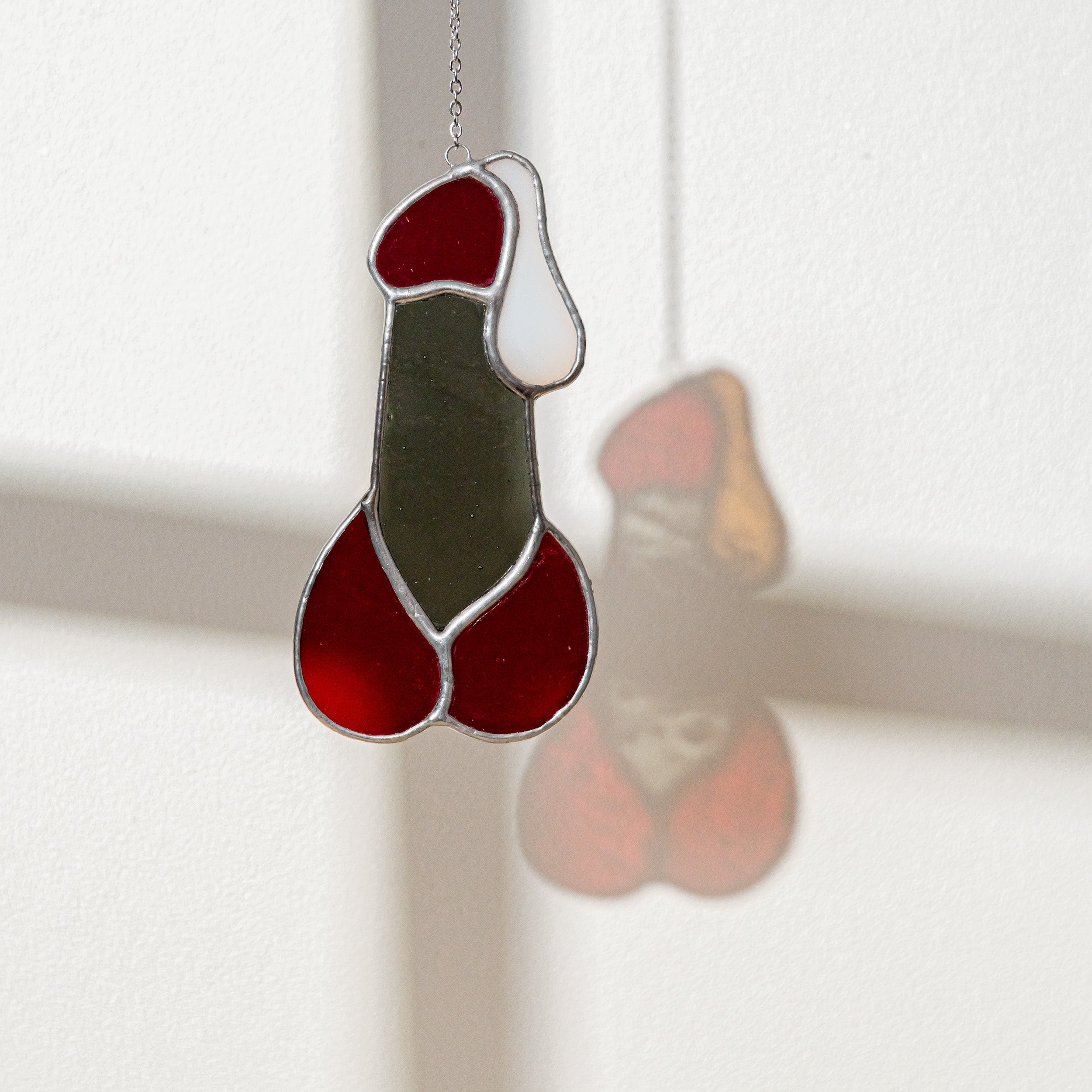 Stained Glass Penis for Playful and Artistic Wall Decor