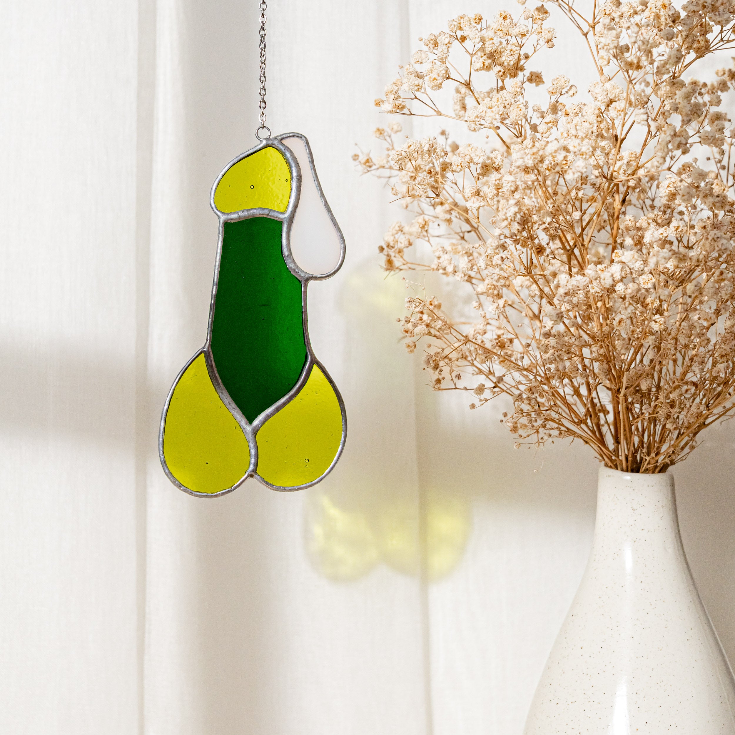 Whimsical Stained Glass Art for a Playful Twist