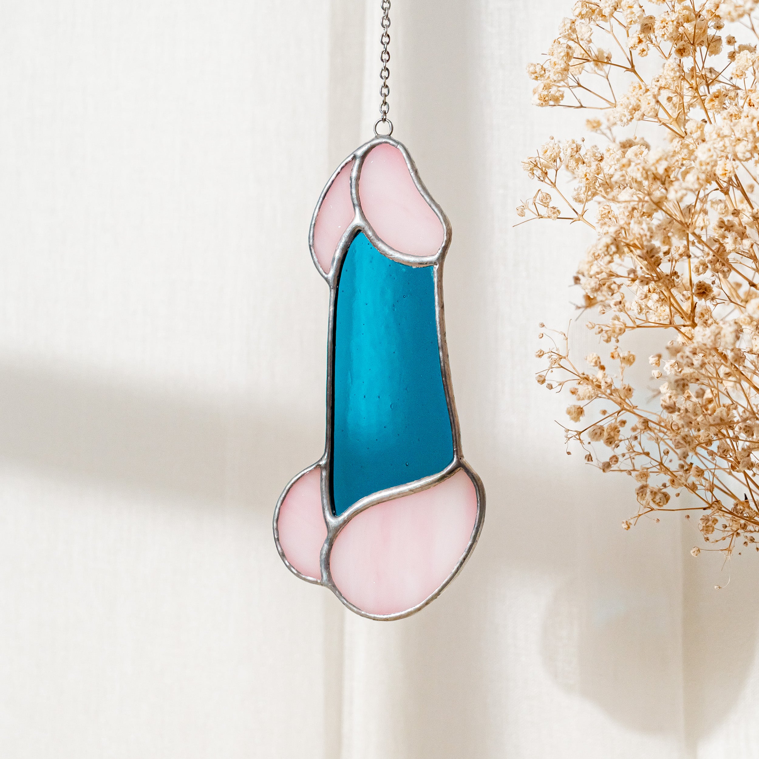 Stained Glass Penis Playful Wall Art for a Fun and Artistic Touch