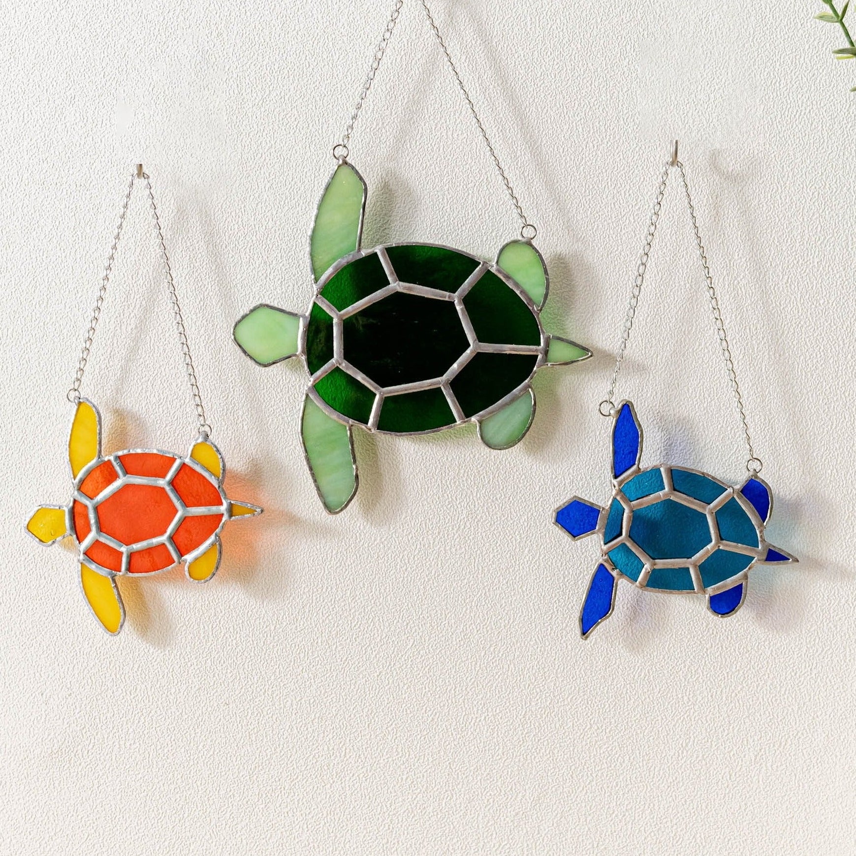 Sea Turtle Stained Glass Suncatcher, Rainbow suncatchers F30