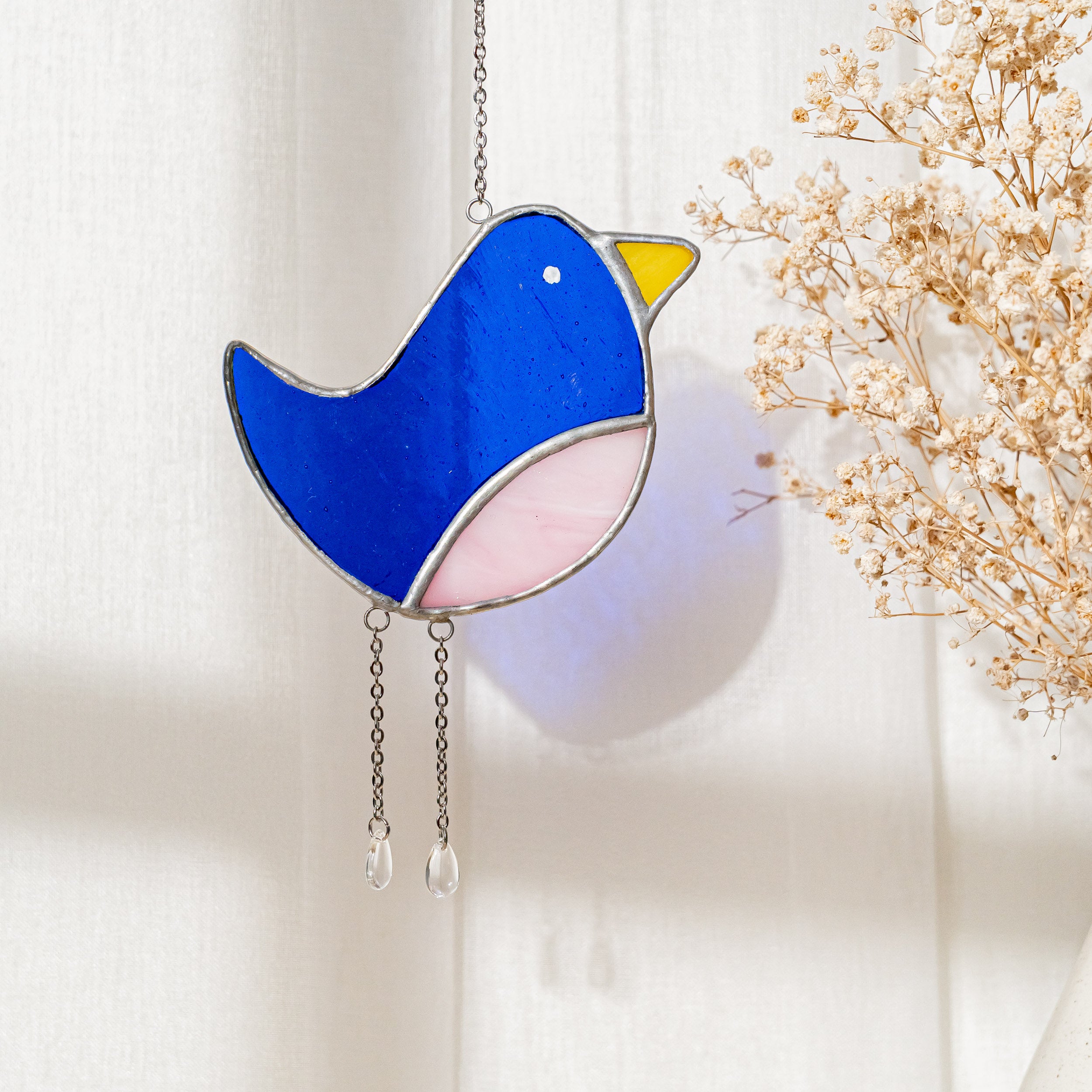 Bird Suncatcher Stained Glass, Stained glass suncatchers F15