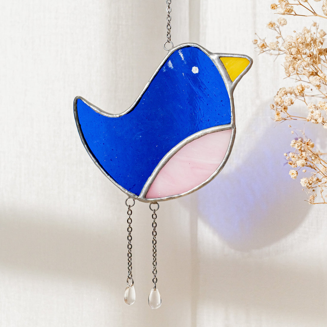 Bird Suncatcher Stained Glass, Stained glass suncatchers F15