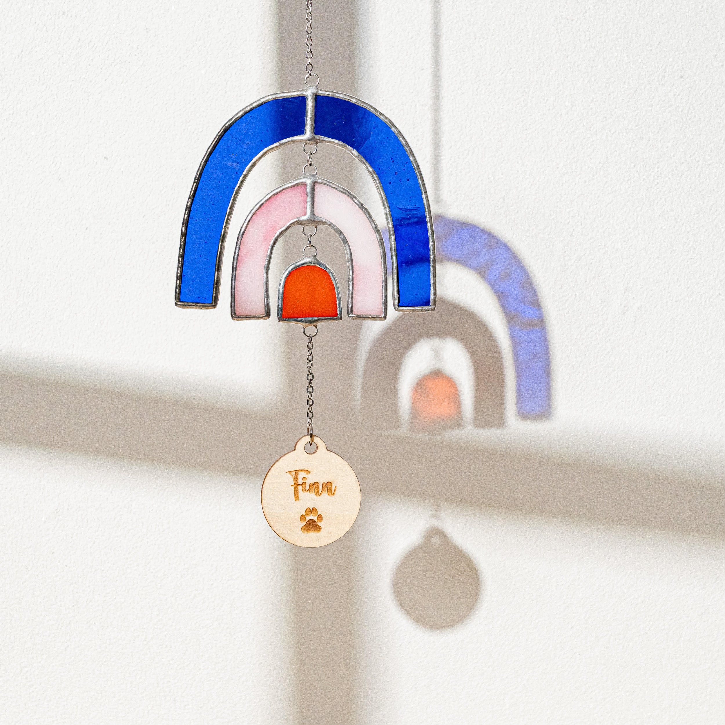Personalized Rainbow Pet Memorial Suncatcher for Pet memorial F32