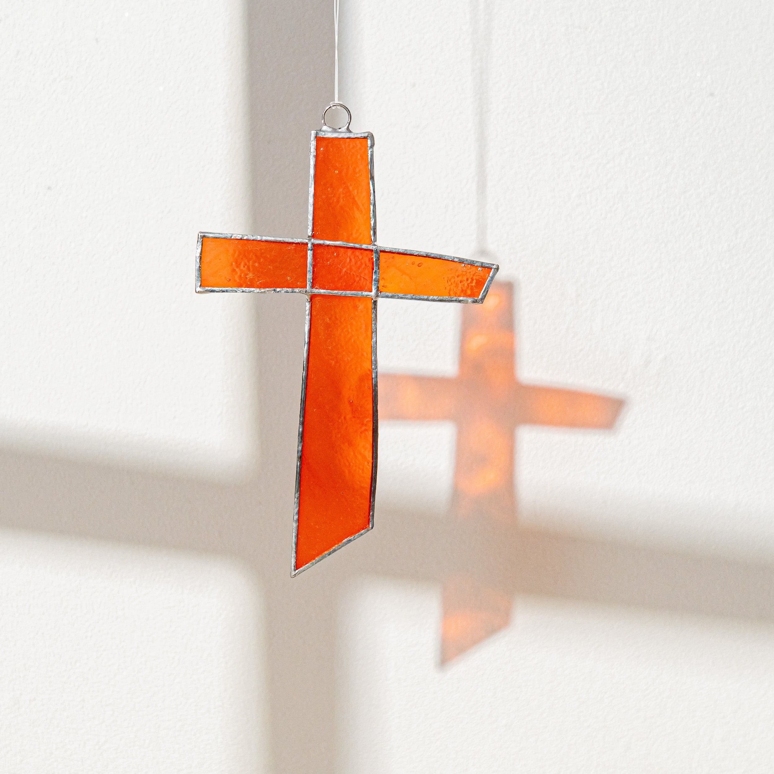 Stained Glass Cross For Christian Wall Decor And Meaningful Gift