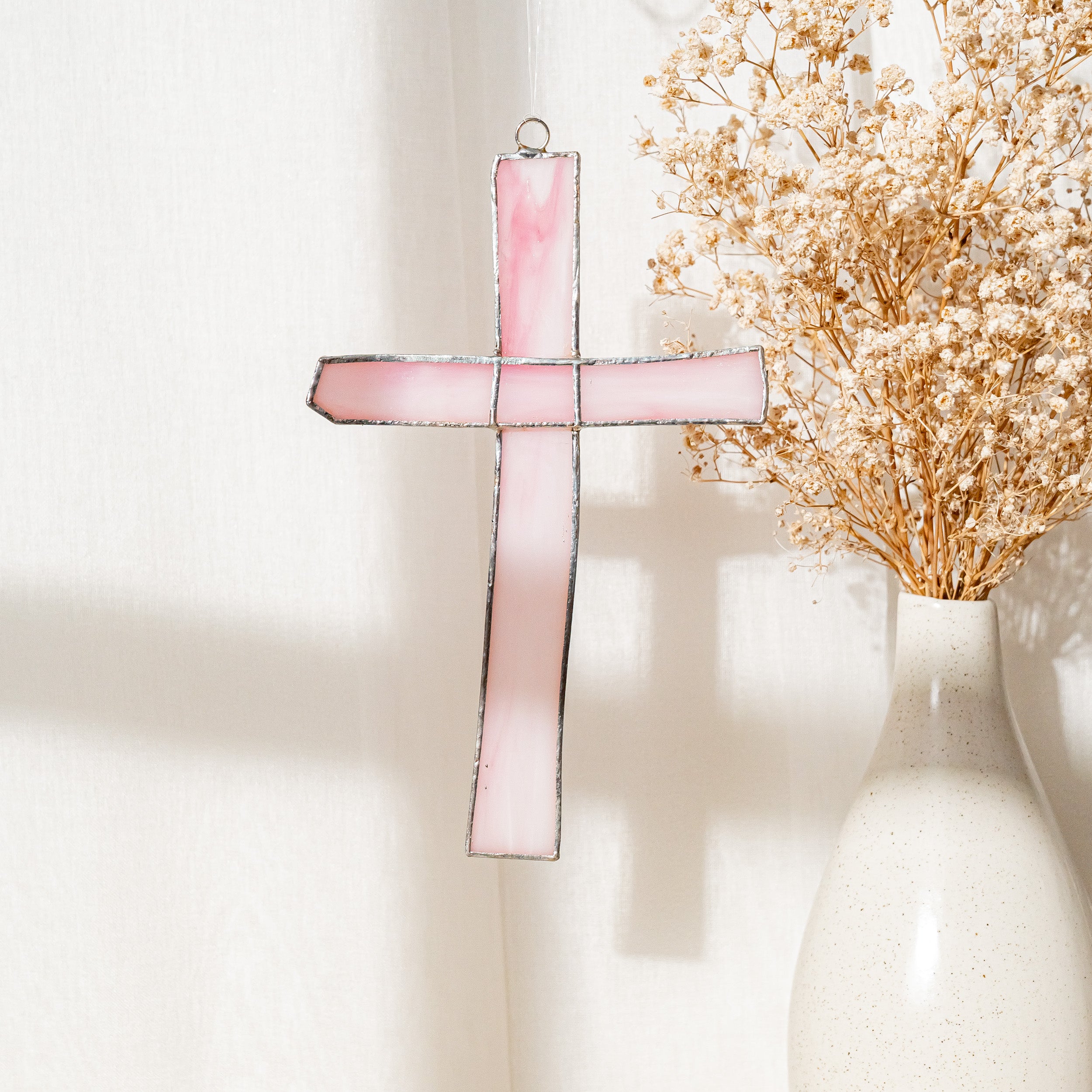 Stained Glass Cross For Christian Wall Decor And Meaningful Gift