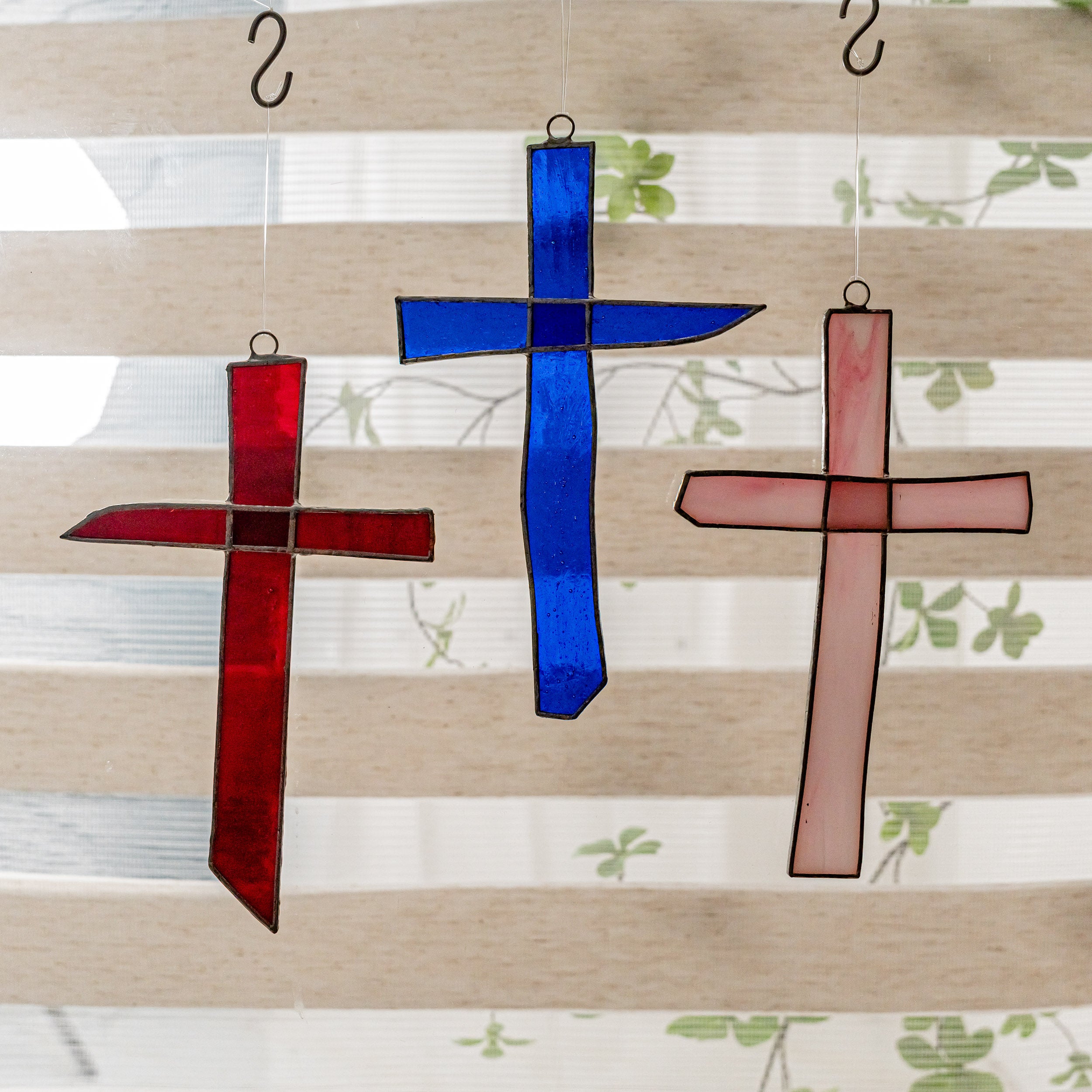 Stained Glass Cross For Christian Wall Decor And Meaningful Gift