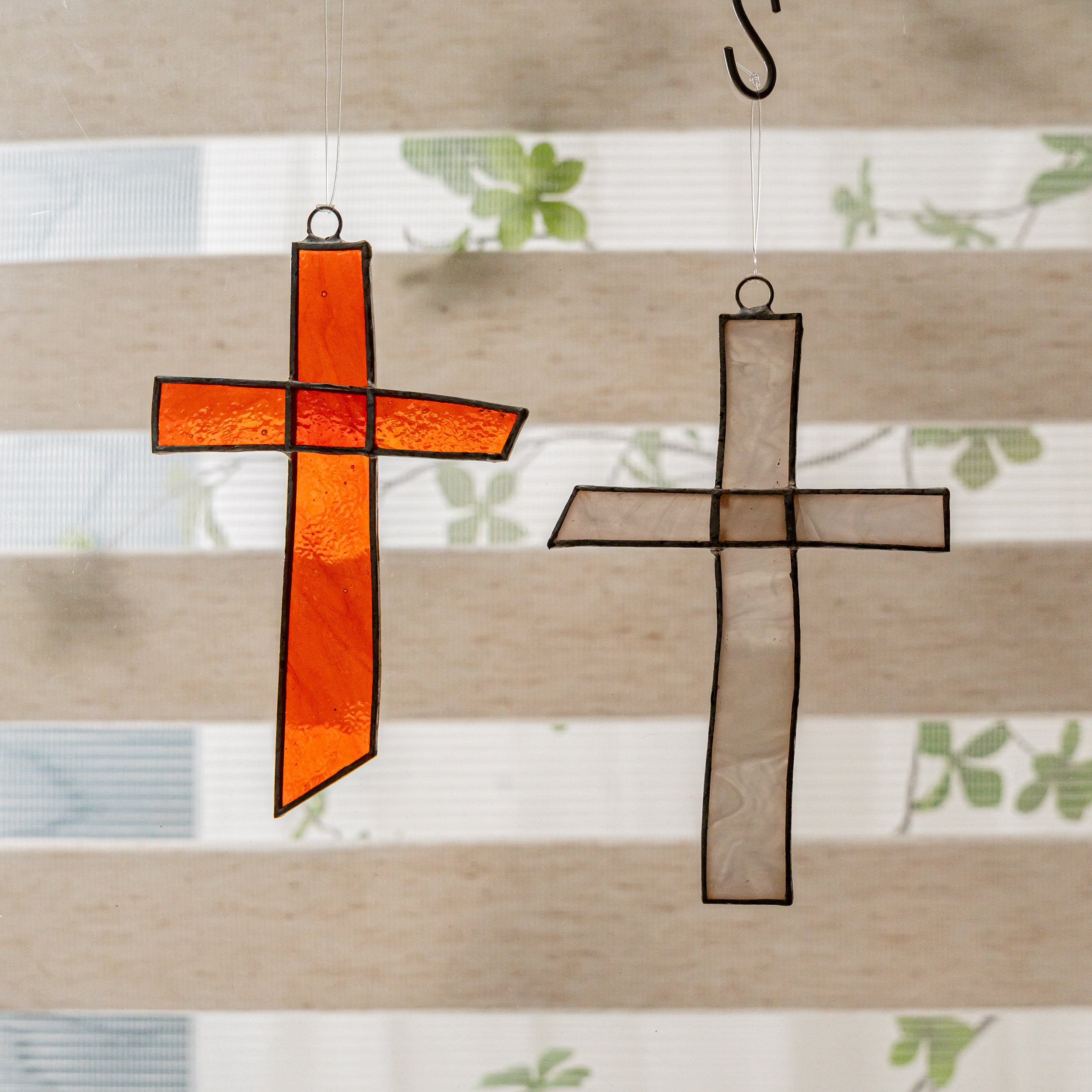 Stained Glass Cross For Christian Wall Decor And Meaningful Gift