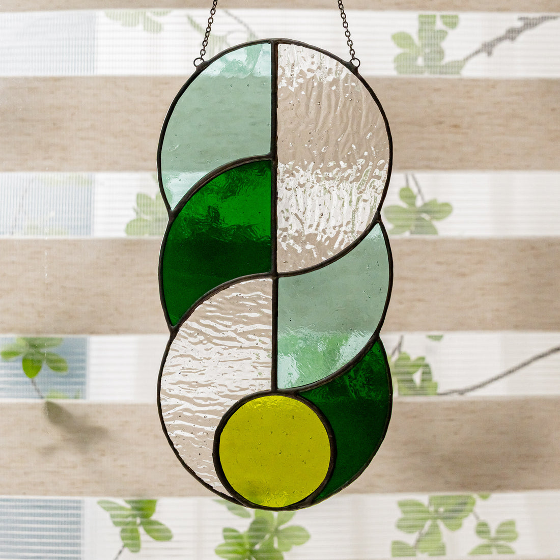 Suncatcher Stained Glass Wall Hanging For Colorful Home Decoration