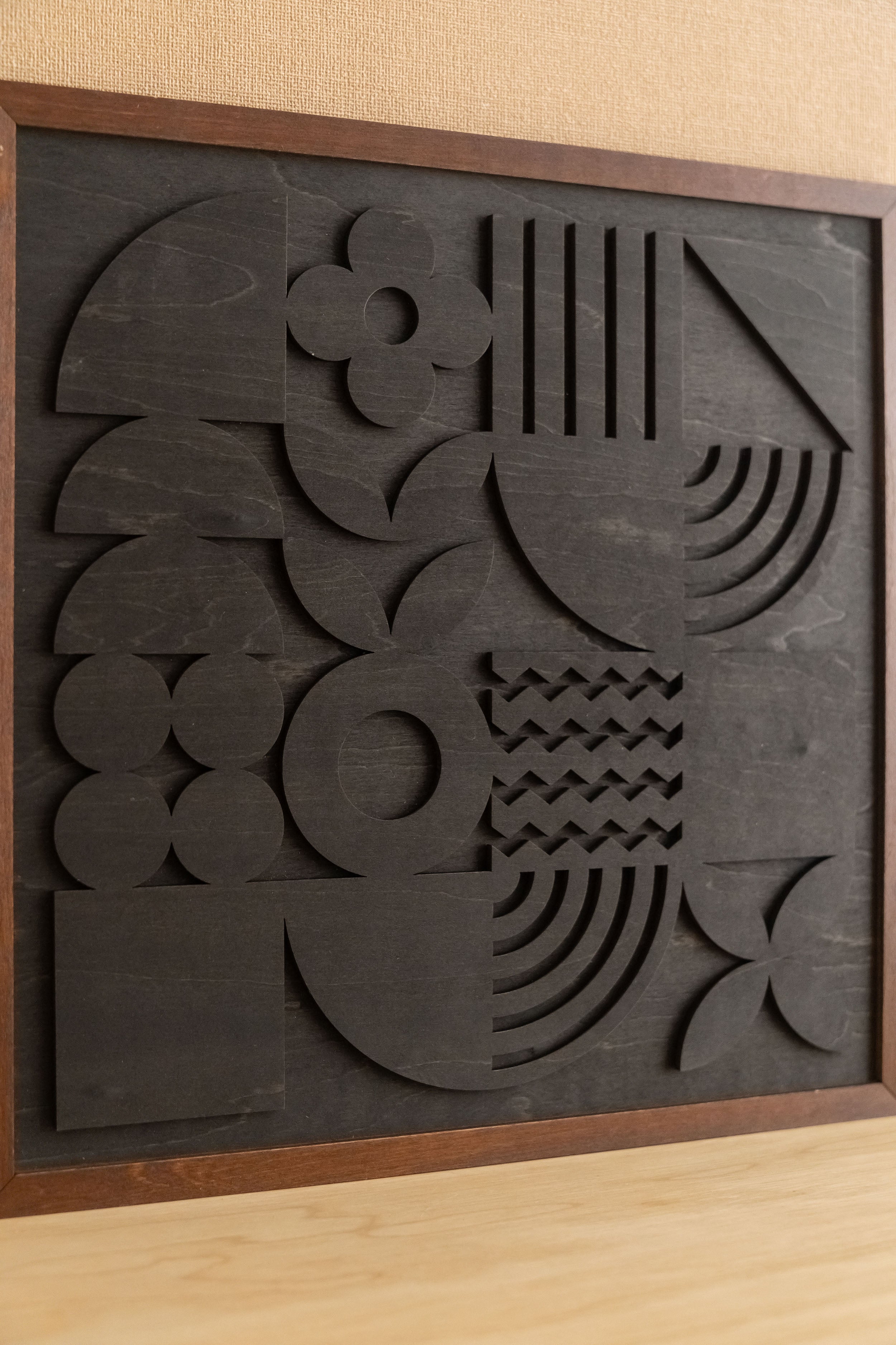 Wooden Modern Abstract Art, Minimalist wood art and decor Y64