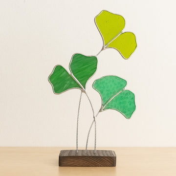 Stained Glass Flower Table Decor for Tabletop decor Q29