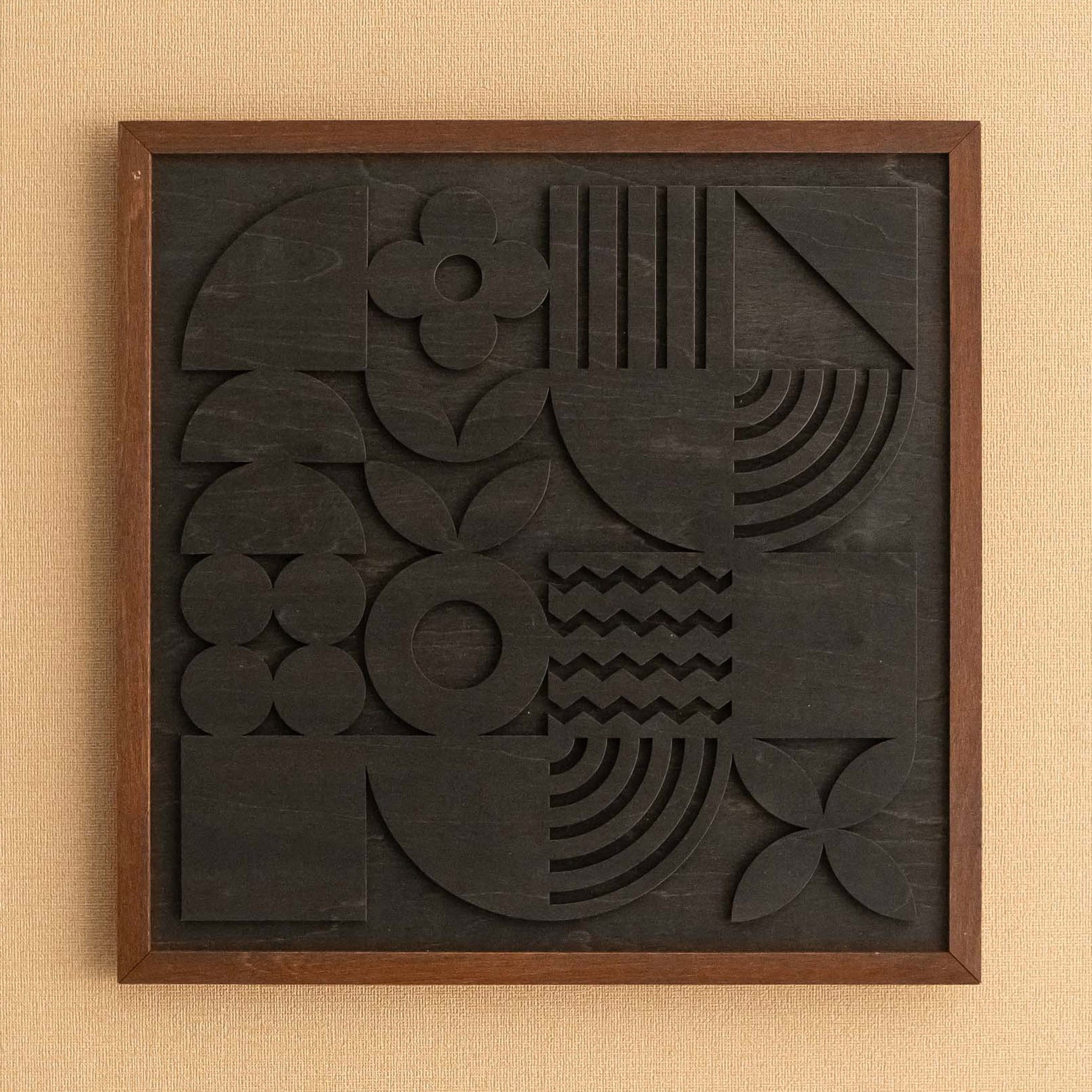 Wooden Modern Abstract Art, Minimalist wood art and decor Y64