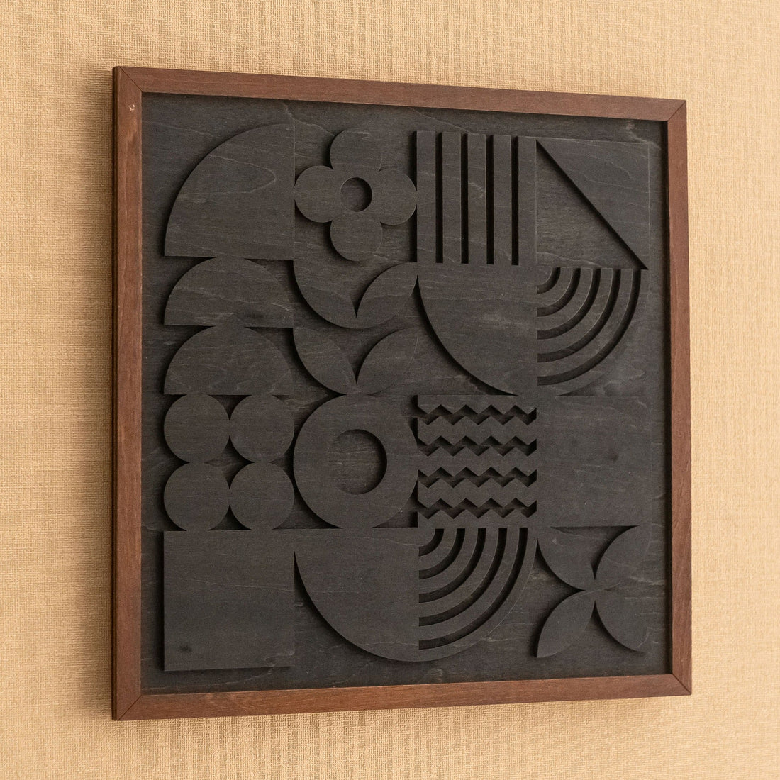 Wooden Modern Abstract Art, Minimalist wood art and decor Y64