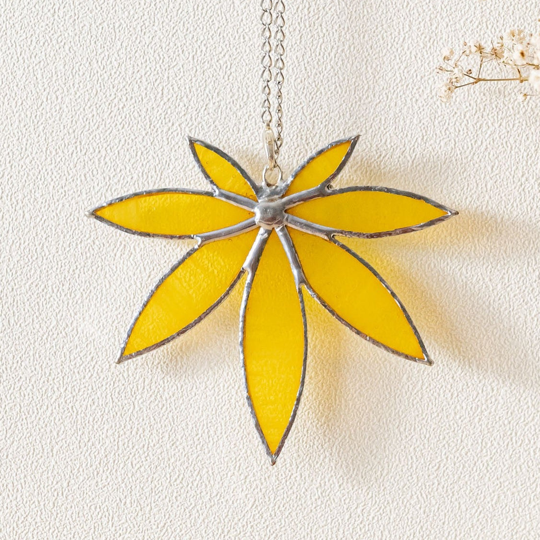 Leaf Stained Glass decor and Wall Hanging F05