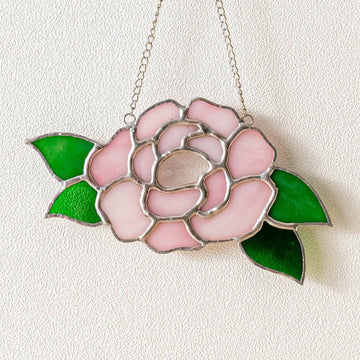 Flower Stained Glass Decor for Stained Glass Windows F53