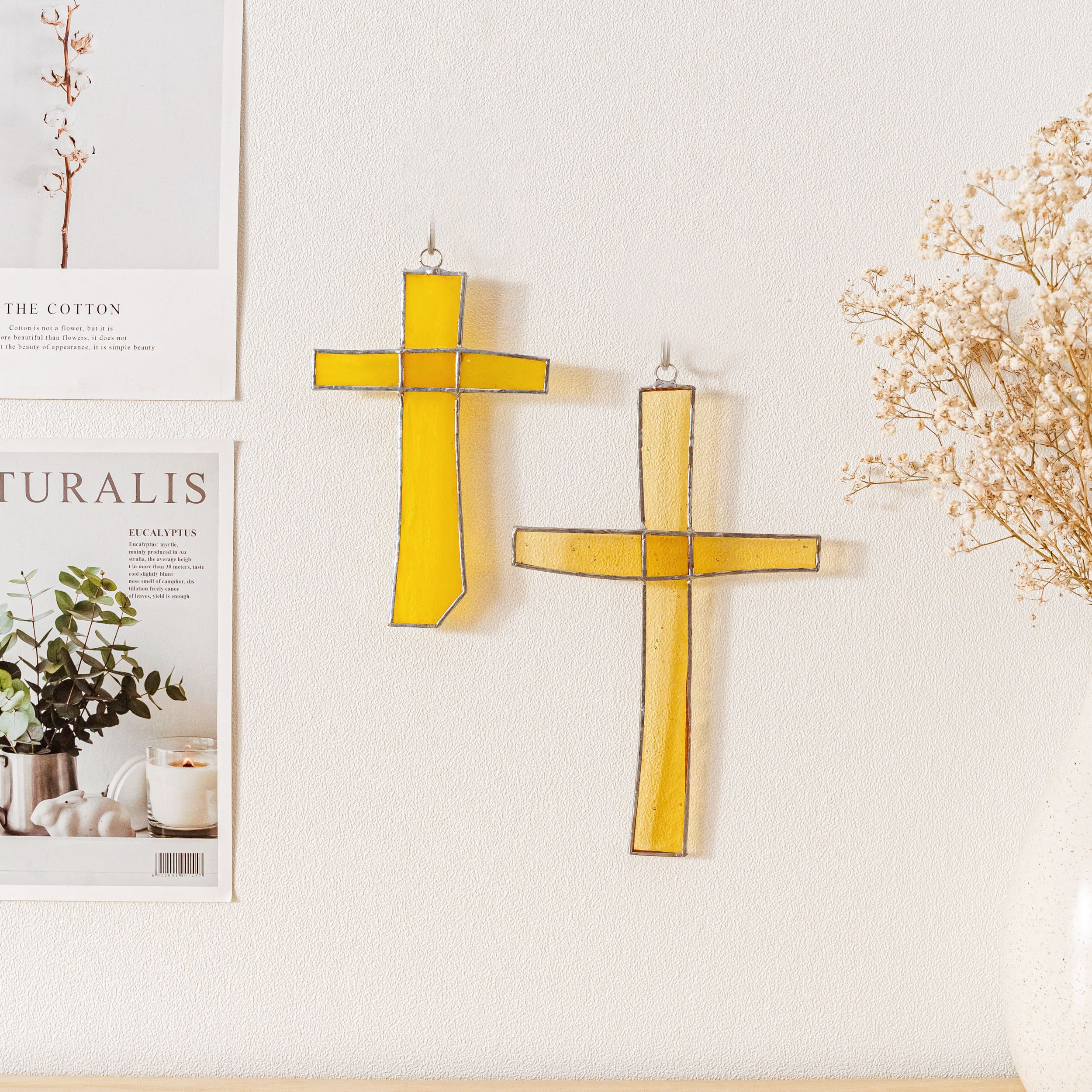 Stained Glass Cross For Christian Wall Decor And Meaningful Gift