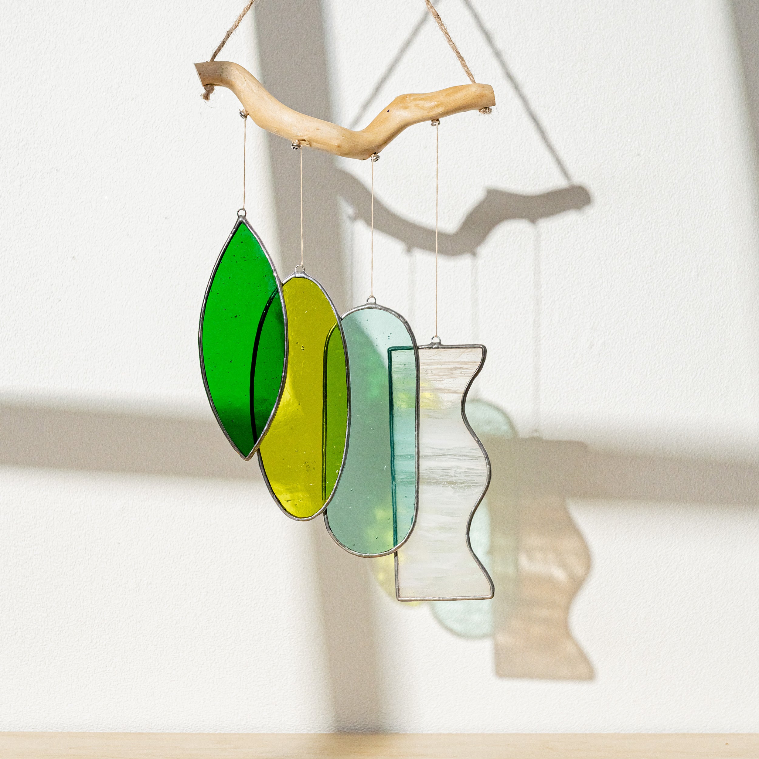 Stained Glass Wind Chime Decor for Window decor, art F89