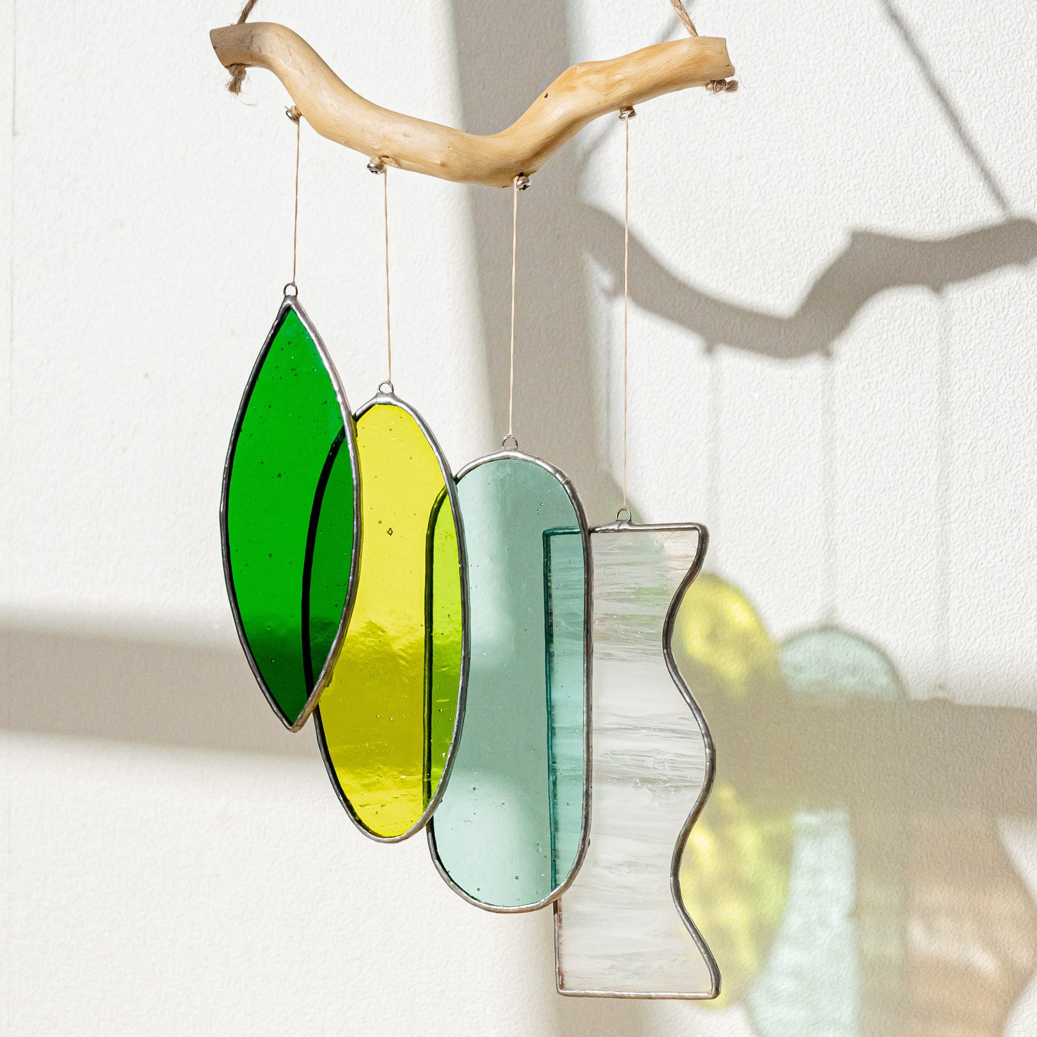 Stained Glass Wind Chime Decor for Window decor, art F89