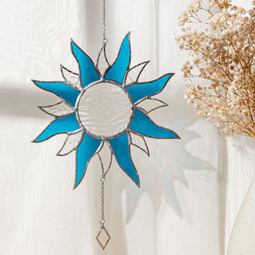 Sun Stained Glass decor and Wall Decor F18