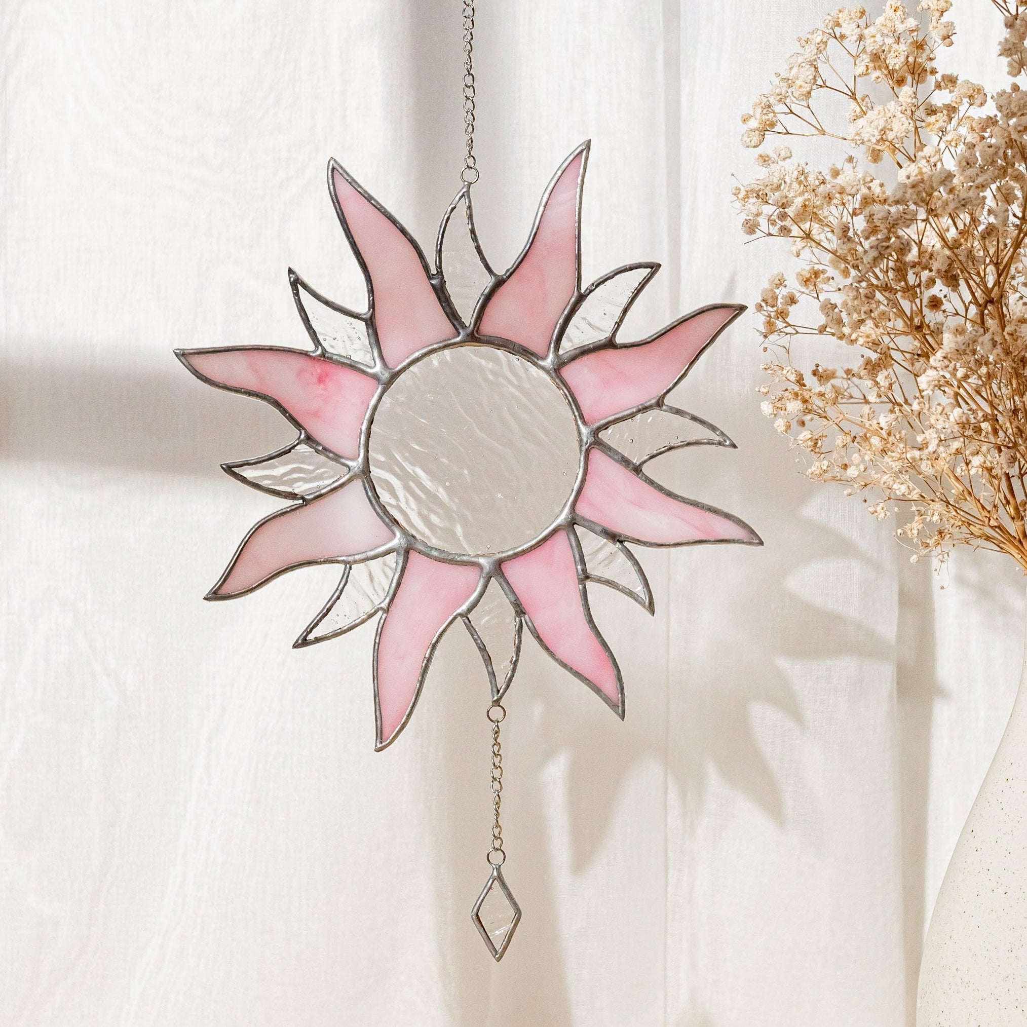 Sun Stained Glass decor and Wall Decor F18