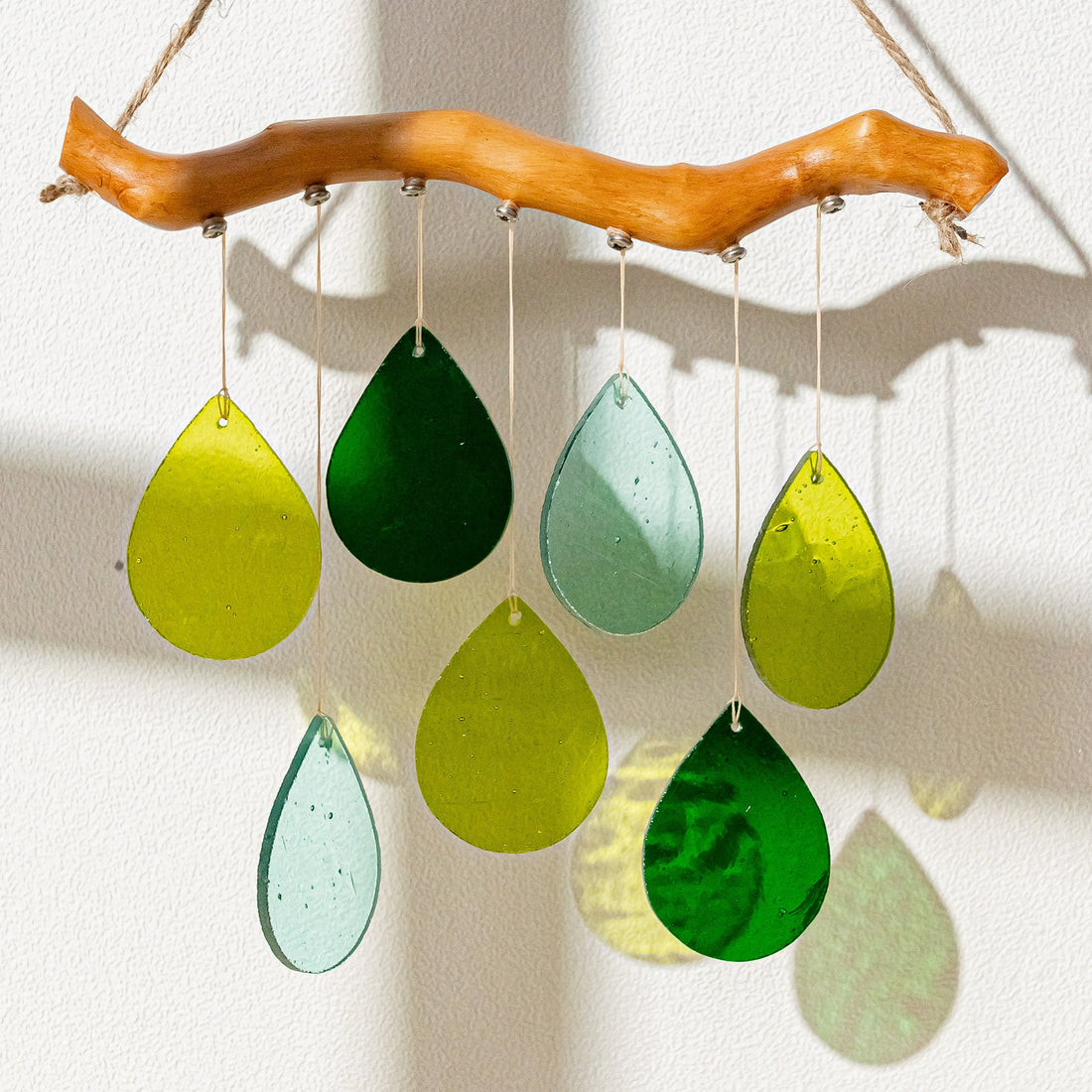 Stained Glass Wind Chimes, Beautiful glass wind chimes F69
