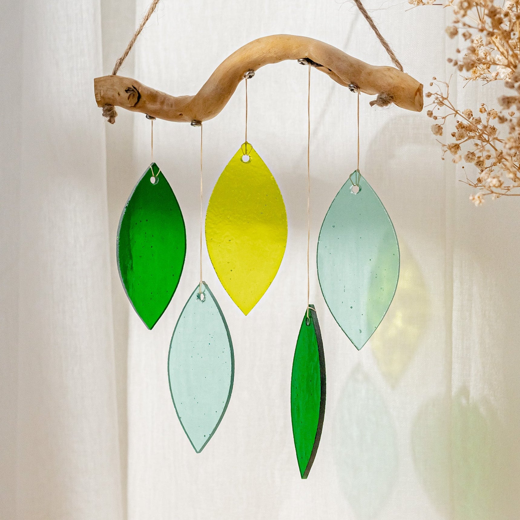 Stained Glass Wind Chime Decor for Window decor, art F70