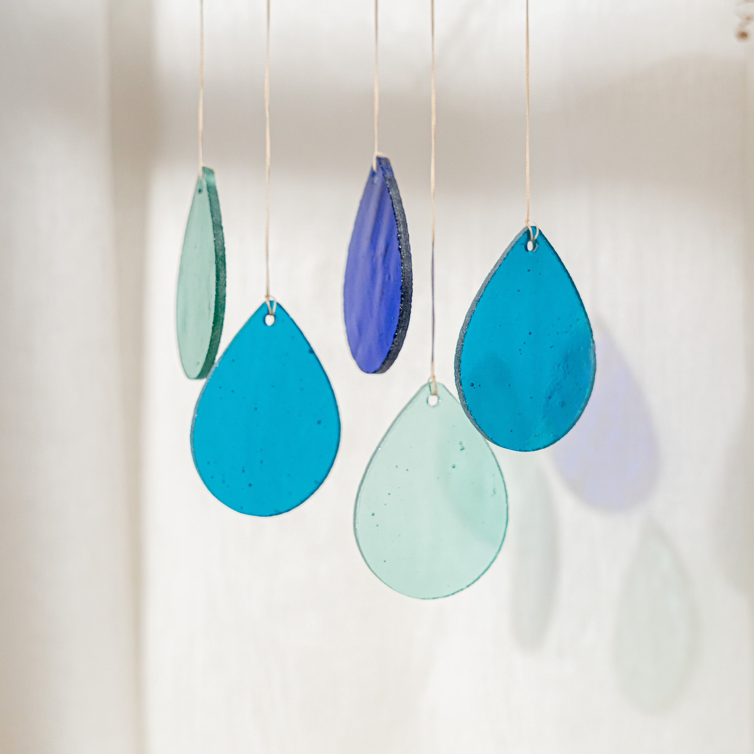 Vibrant Stained Glass Wind Chime for Window Elegance and Gift Inspiration