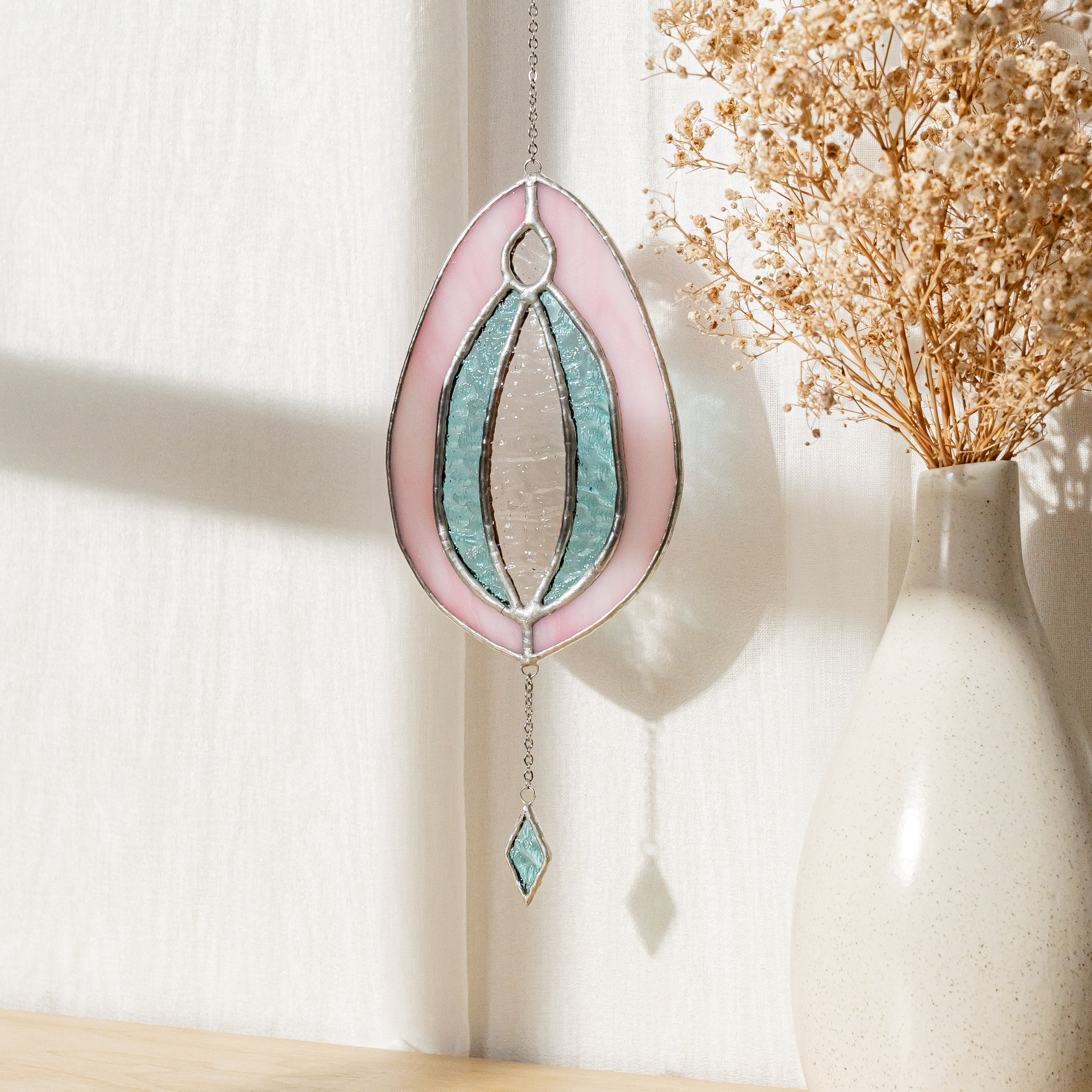 Stained Glass Vagina For Playful And Artistic Wall Decor