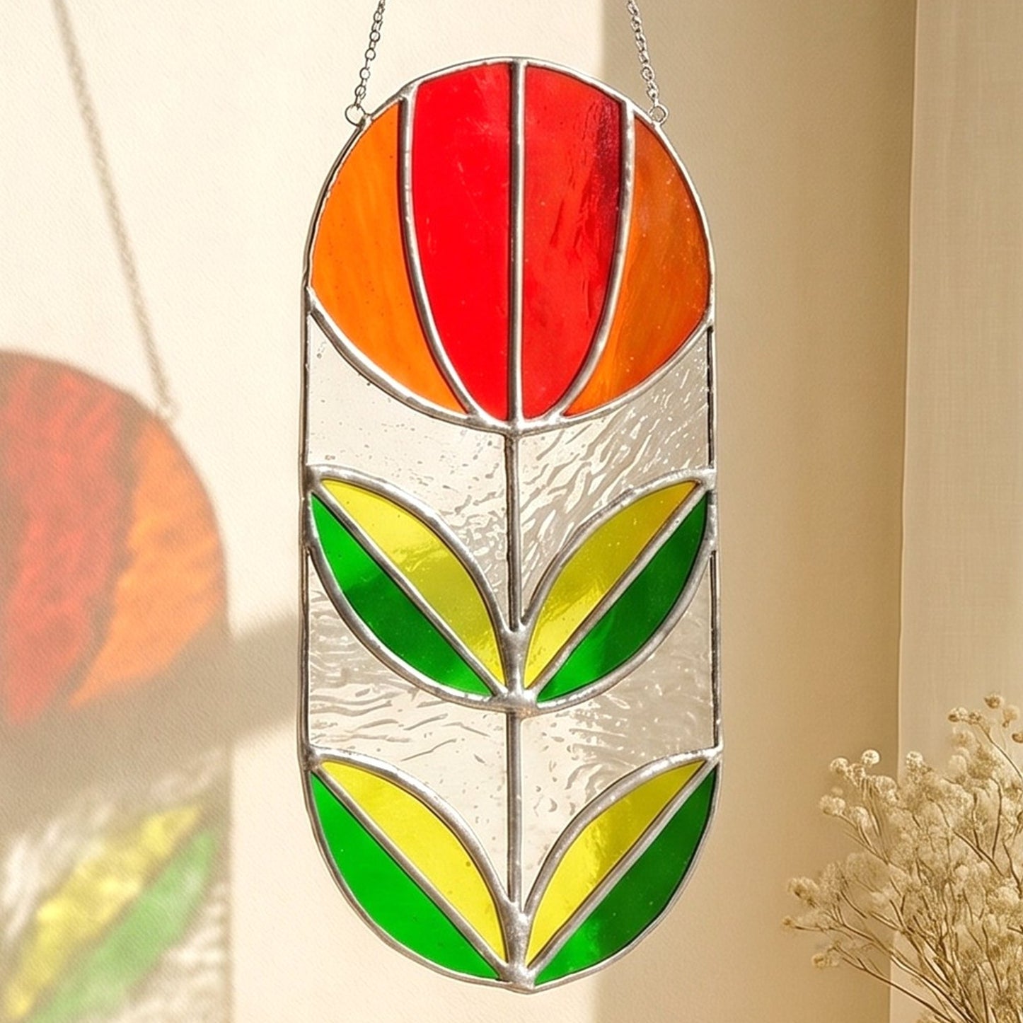 Stained Glass Abstract Suncatcher glass for Stained Glass Windows F71