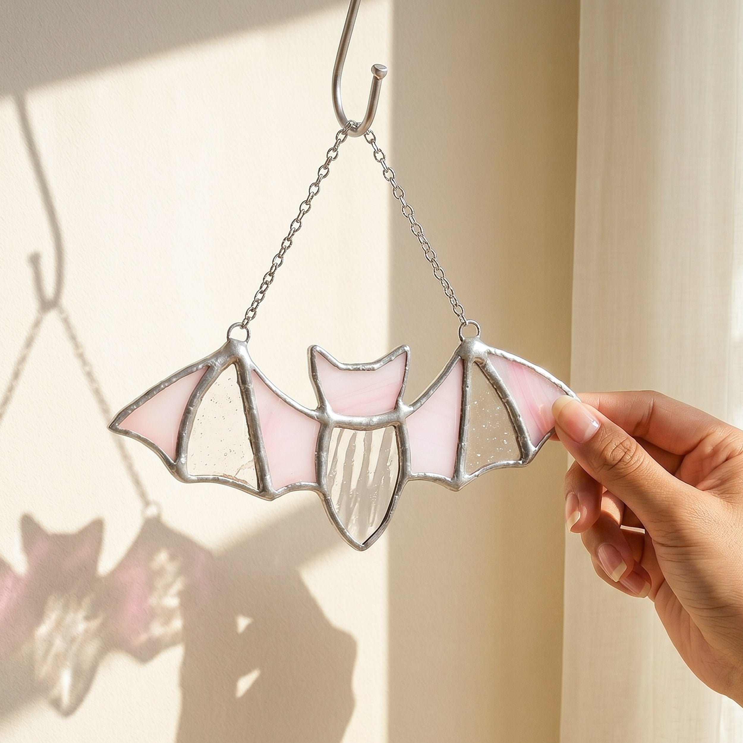 Stained Glass Bat Suncatcher decor and Window Hangings F45