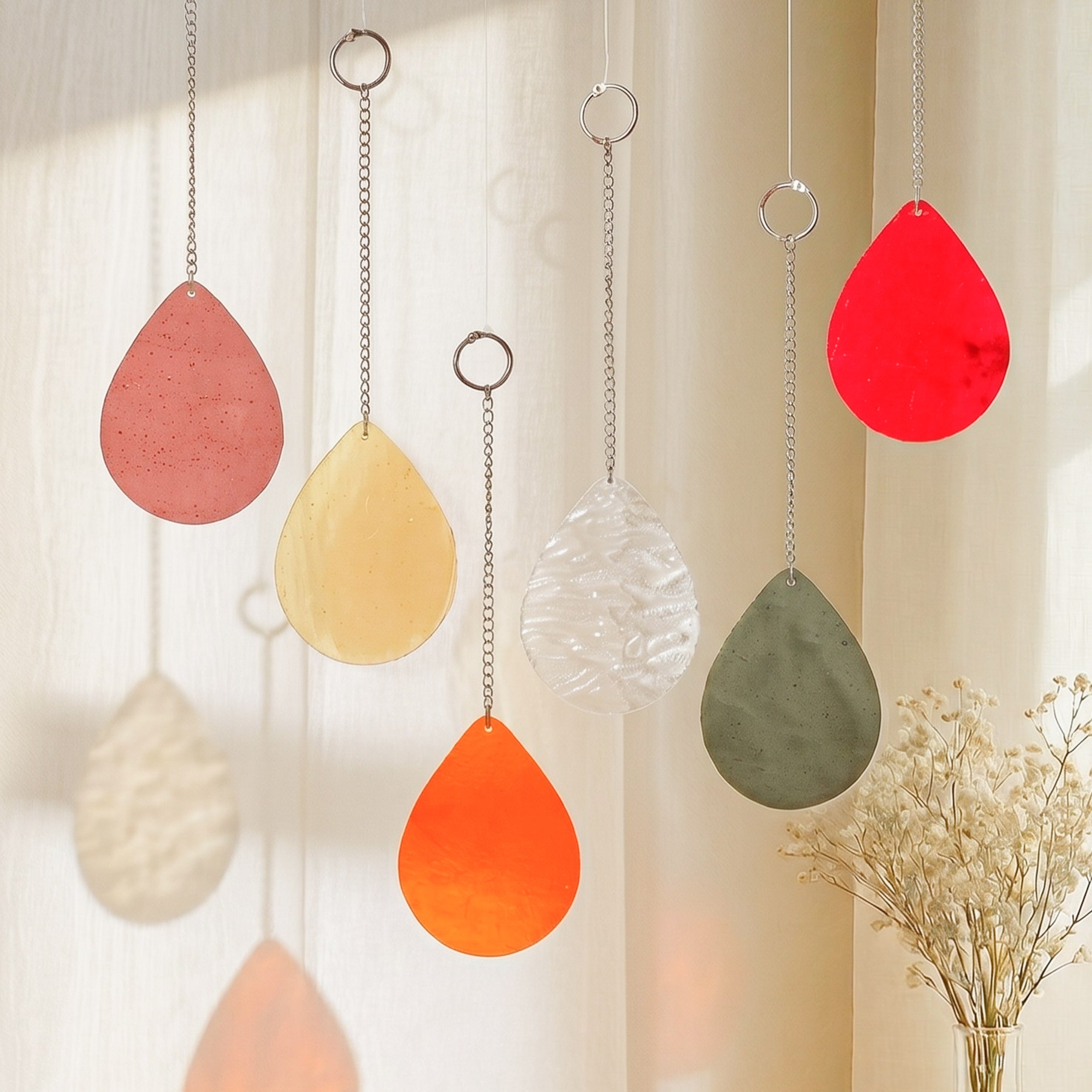 Stained Glass Droplets Suncatcher decor and Window Stained Glass F54