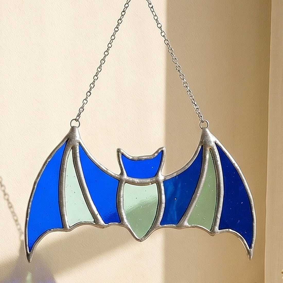Stained Glass Bat Suncatcher glass for Spooky Home Decor F73