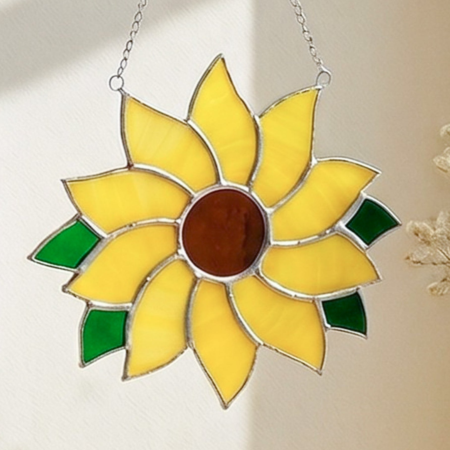 Flower Stained Glass Decor for Stained Glass Windows F53