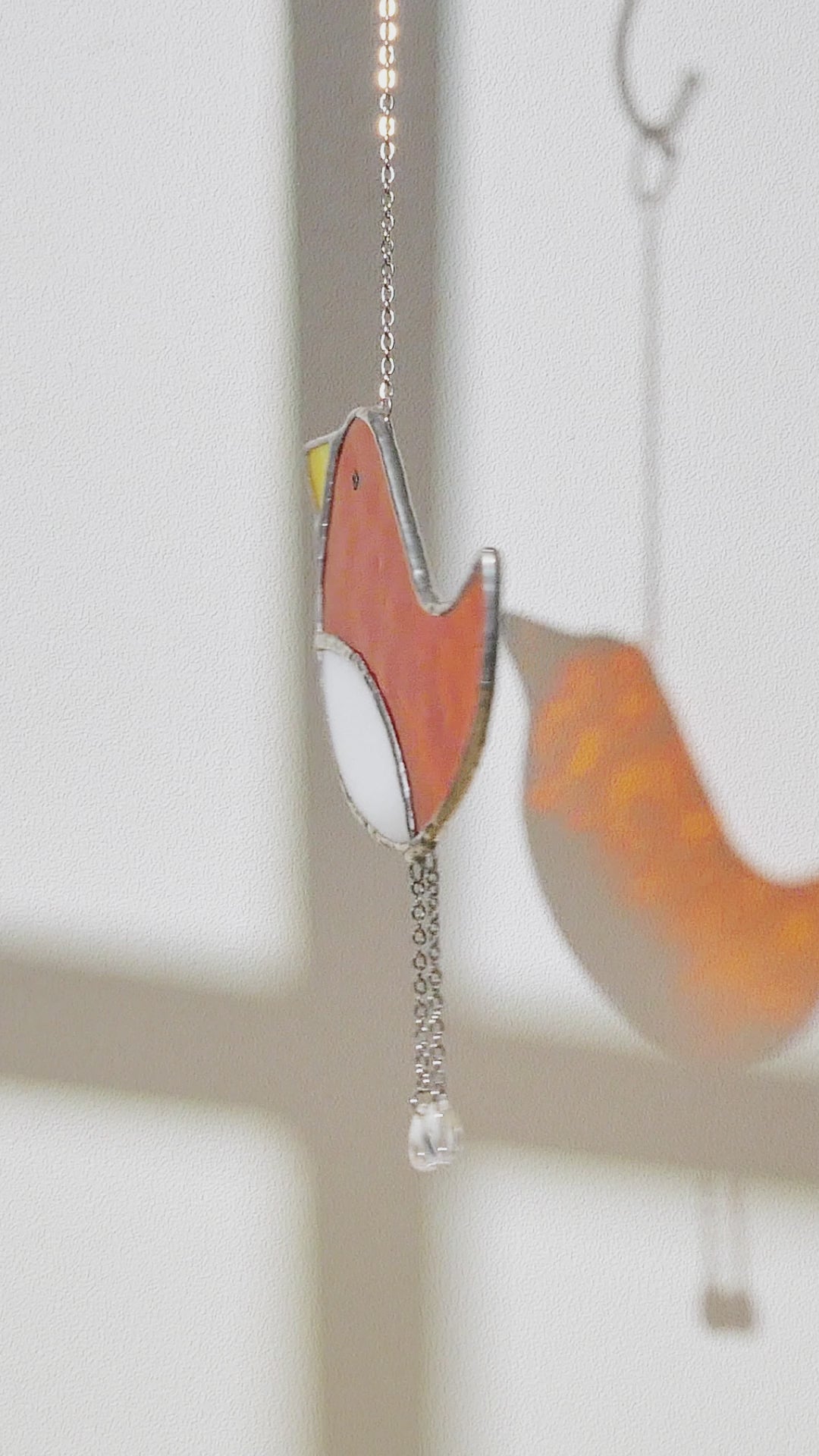 Bird Suncatcher Stained Glass for Window decorations, art F15
